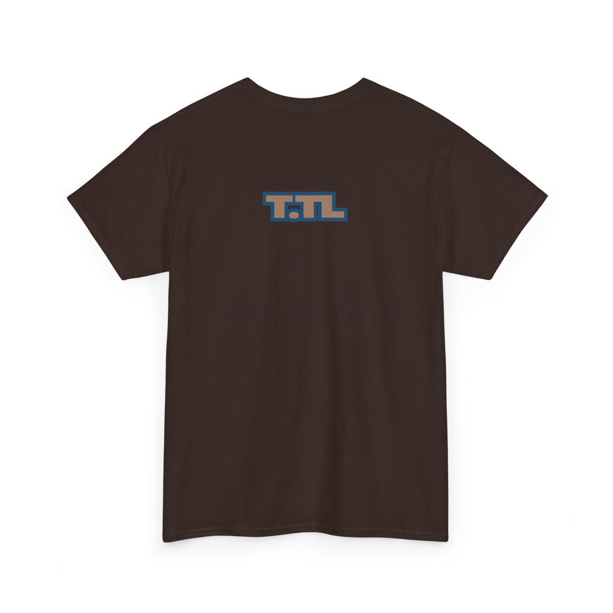 Unisex Heavy Cotton Tee with Retro Graphic