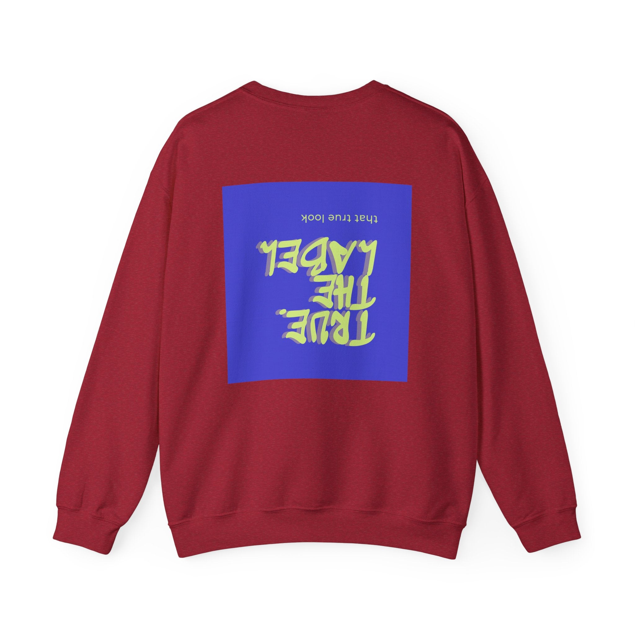 True. the Label Logo Unisex Crewneck - Medium Thickness
