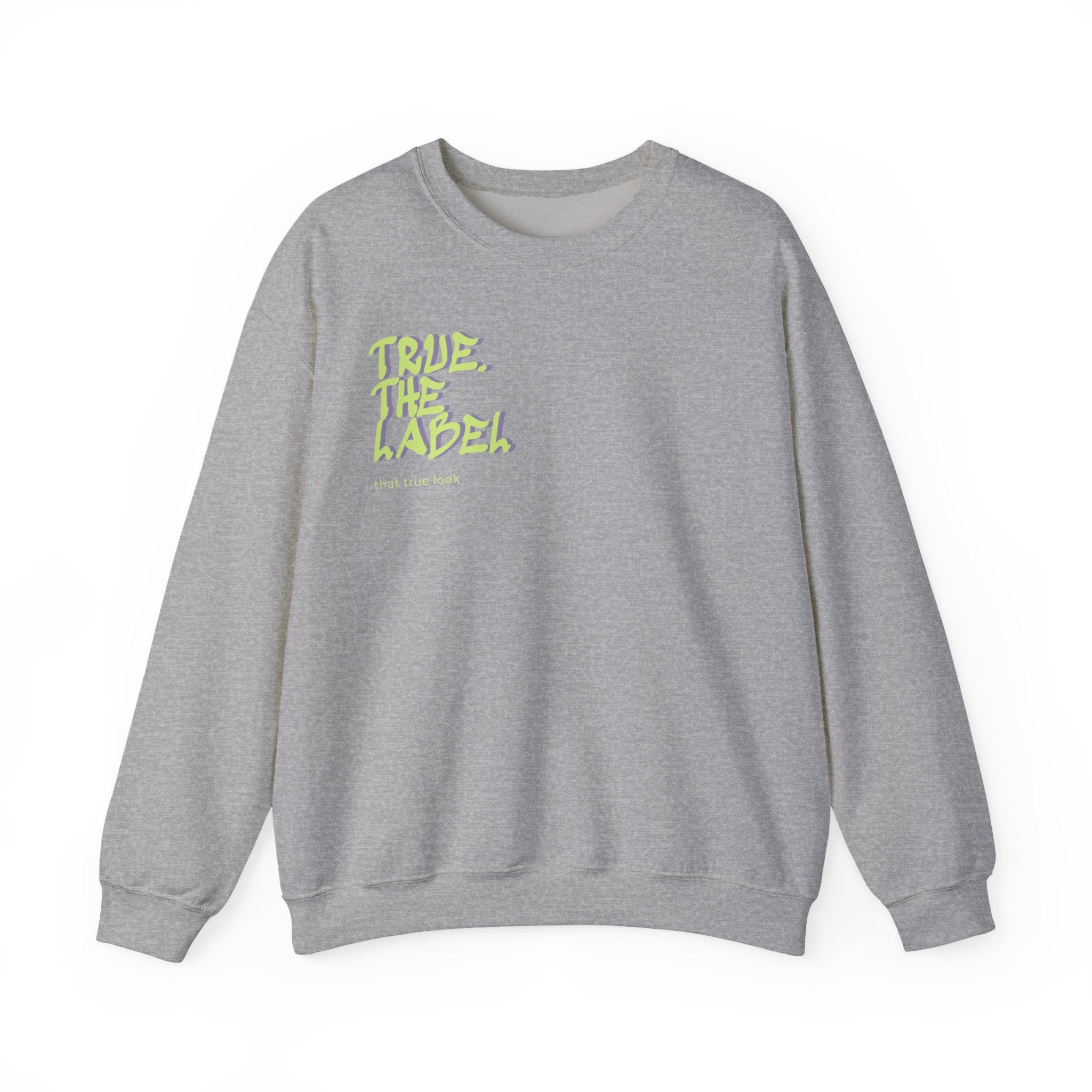 True. the Label Logo Unisex Crewneck - Medium Thickness