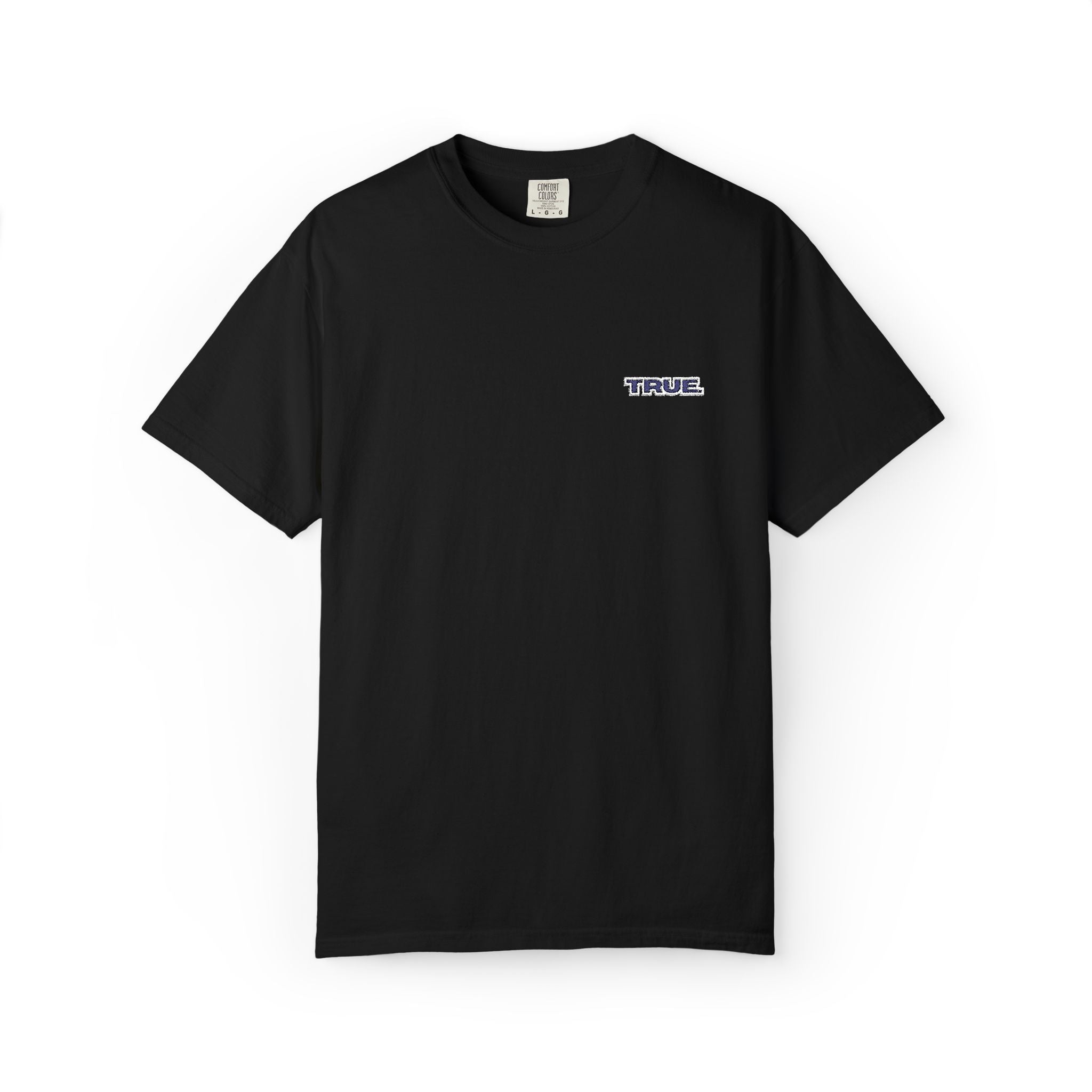 Casual Unisex Embroidery True. Design Tee - Casual Long Fit