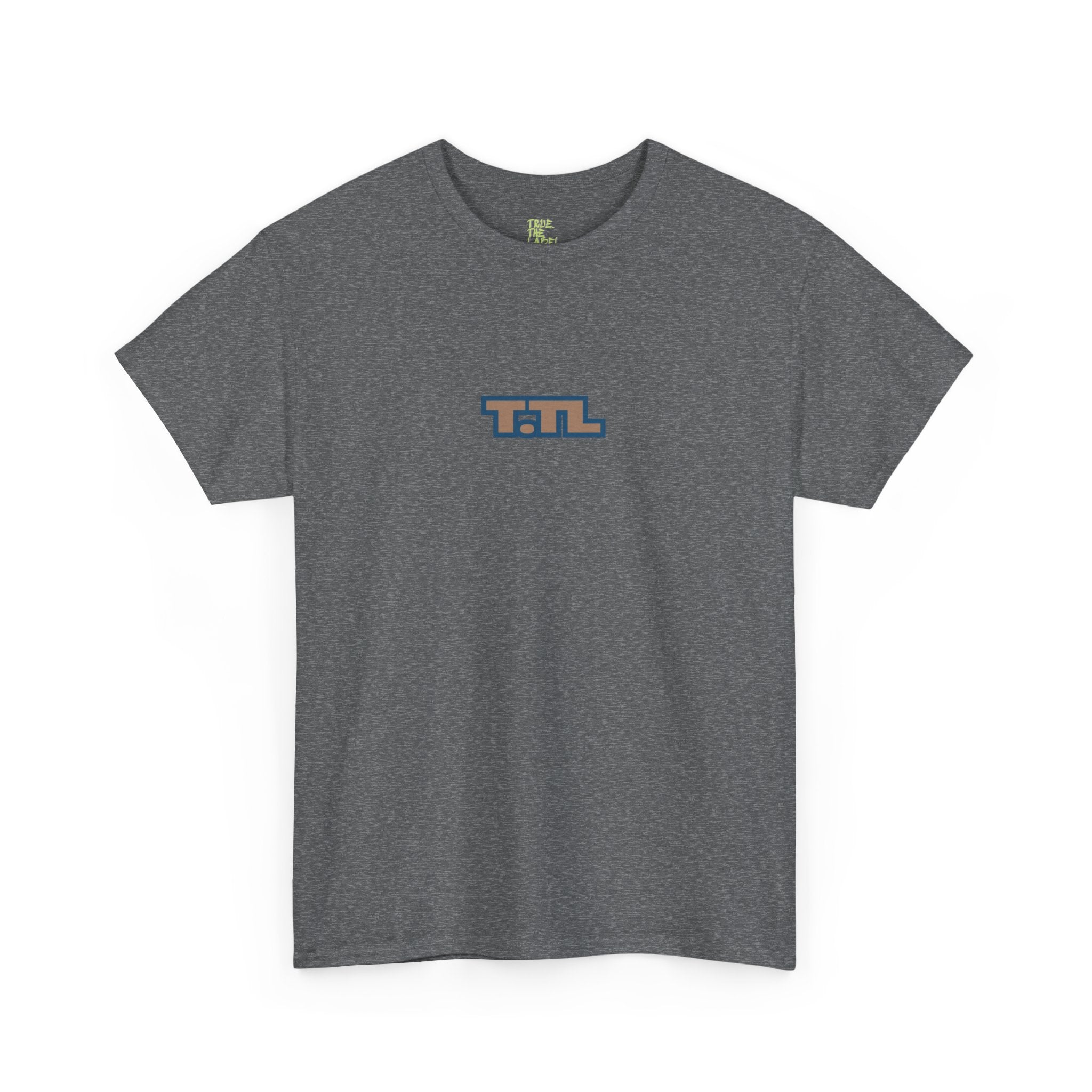 Unisex Heavy Cotton Tee with Retro Graphic
