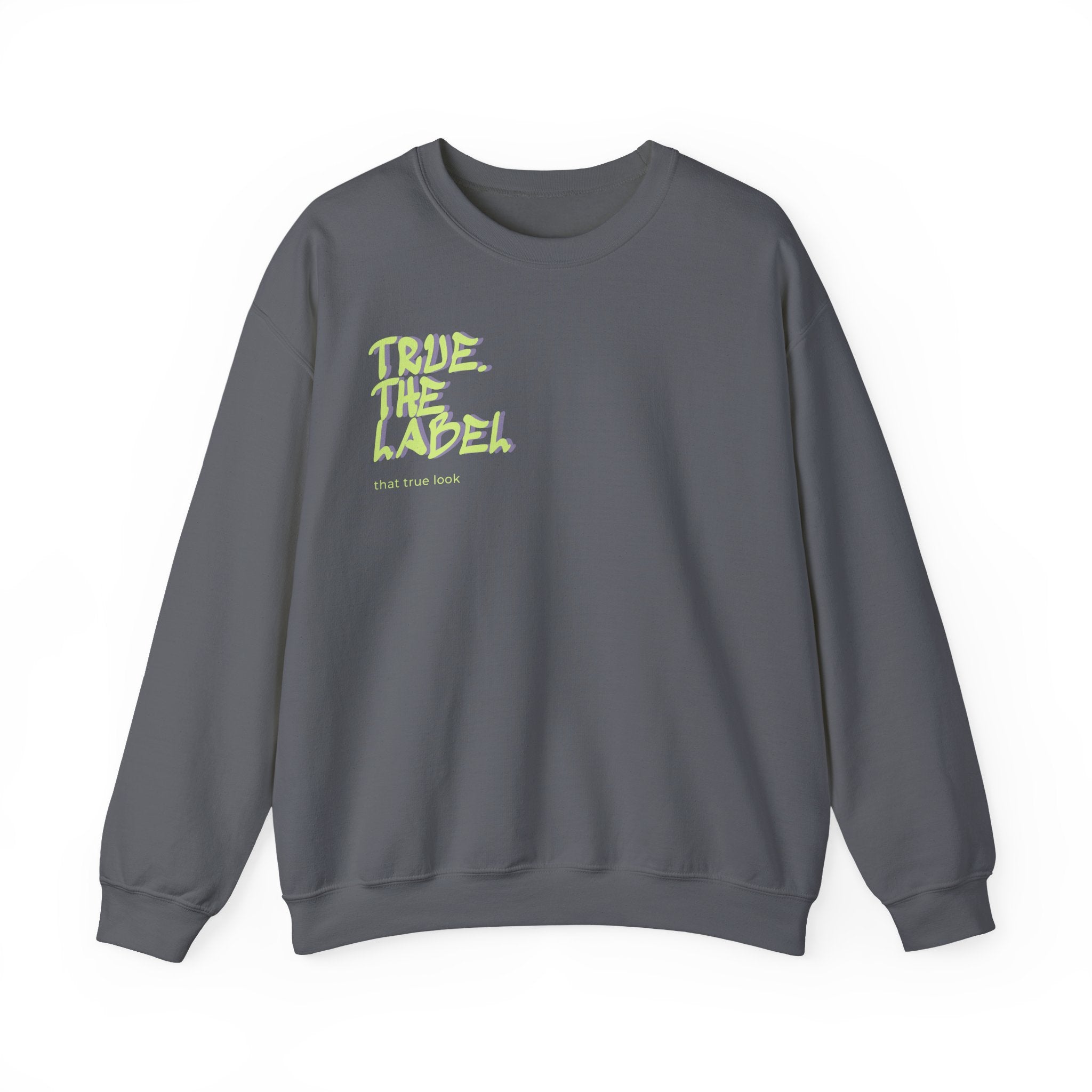 True. the Label Logo Unisex Crewneck - Medium Thickness