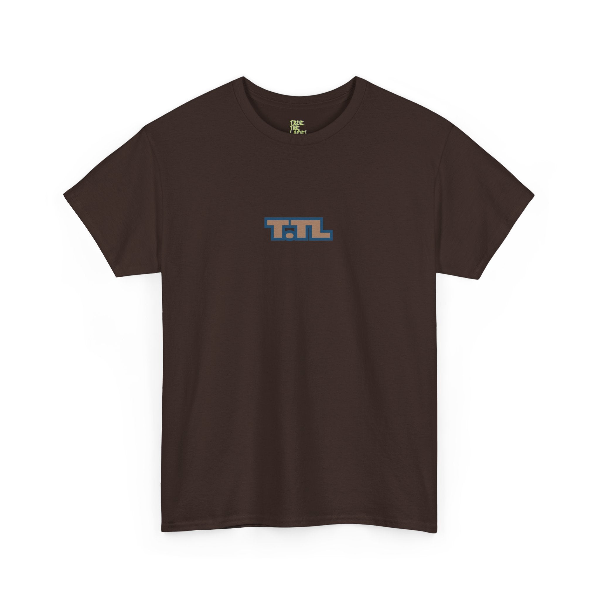 Unisex Heavy Cotton Tee with Retro Graphic