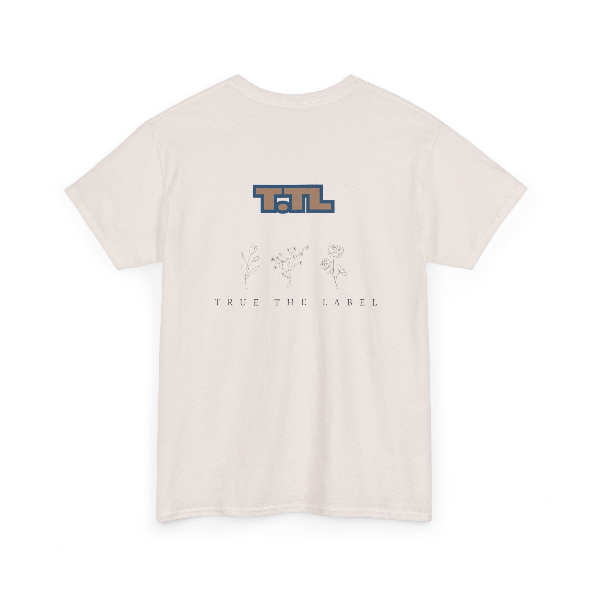 Unisex Heavy Cotton Tee with Retro Graphic