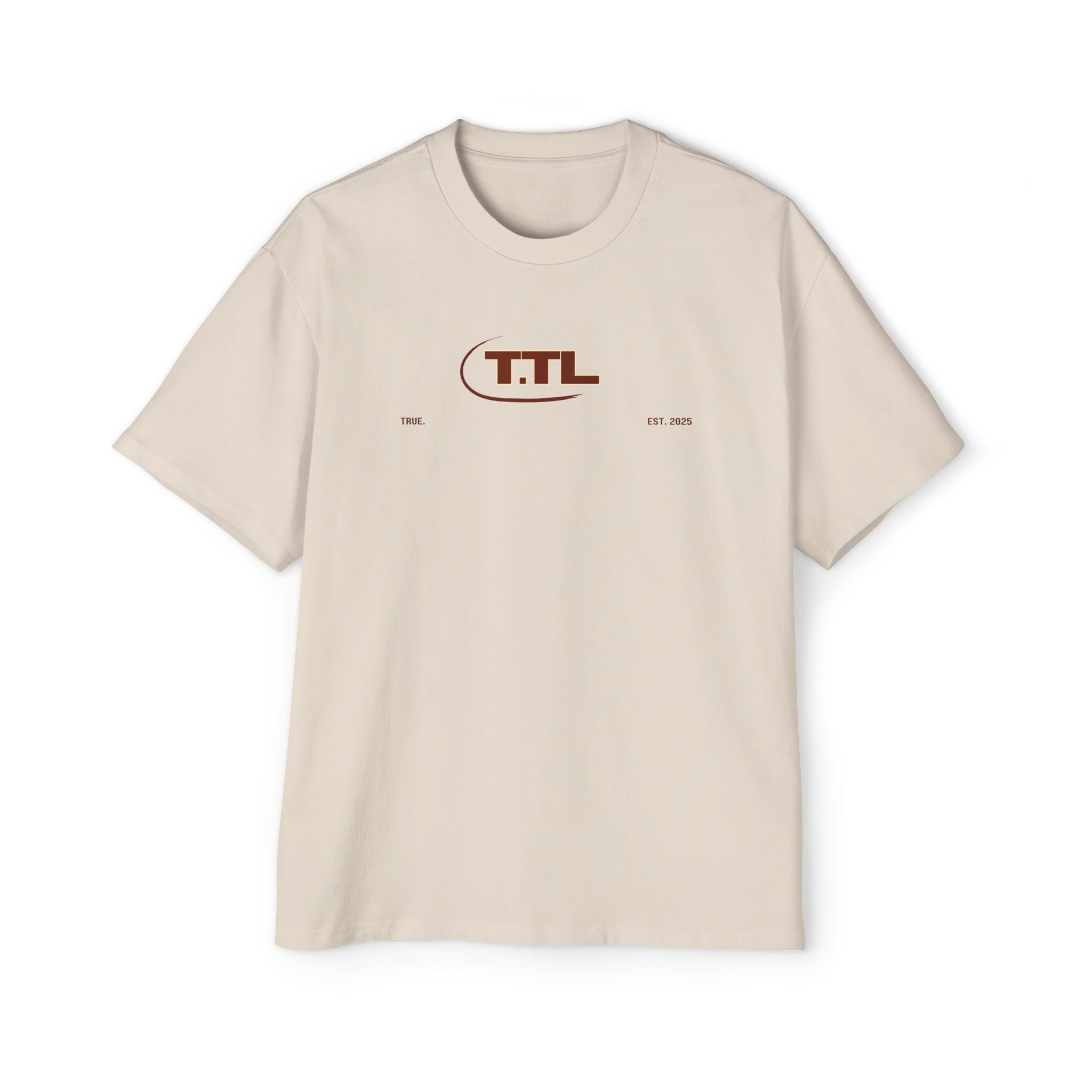 Men's Heavy Oversized Tee with Vintage T.T.L. Design