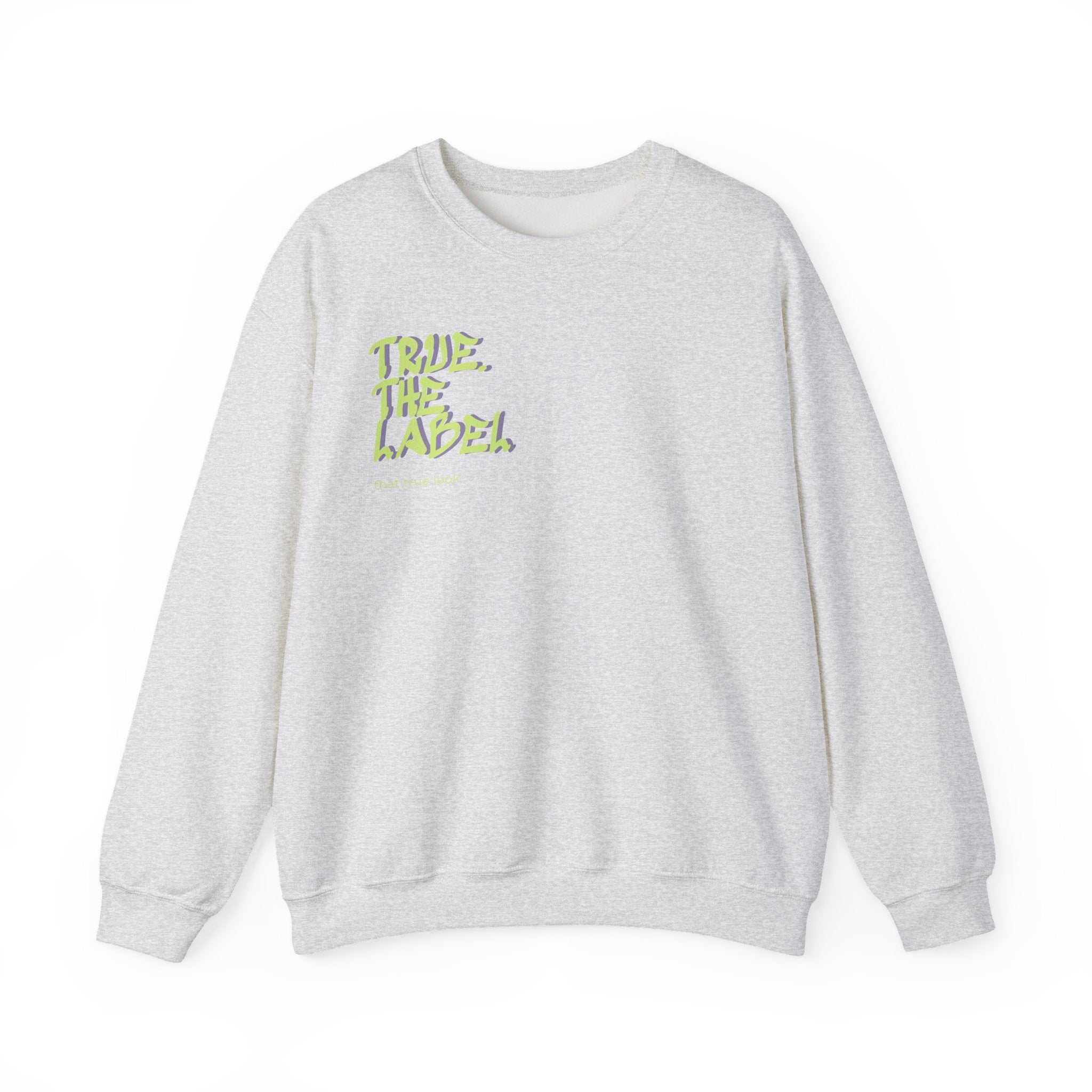 True. the Label Logo Unisex Crewneck - Medium Thickness