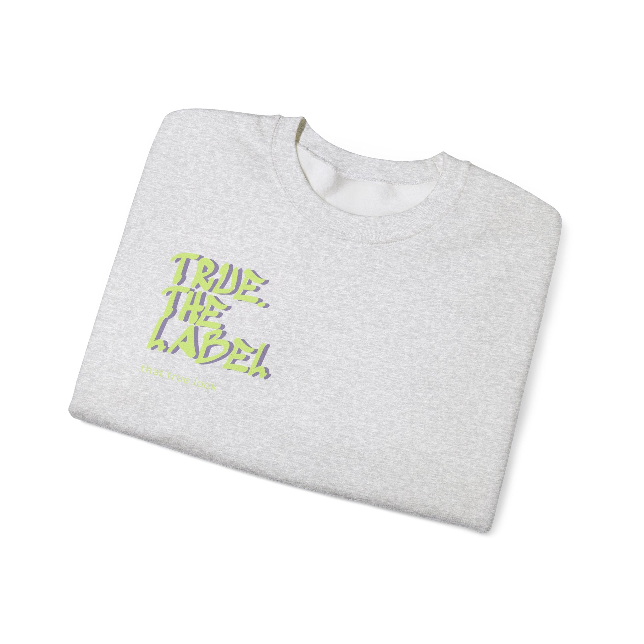 True. the Label Logo Unisex Crewneck - Medium Thickness