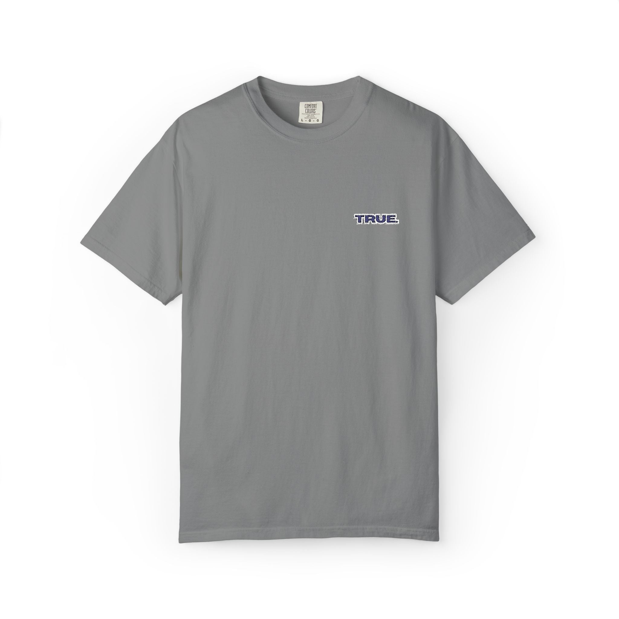 Casual Unisex Embroidery True. Design Tee - Casual Long Fit