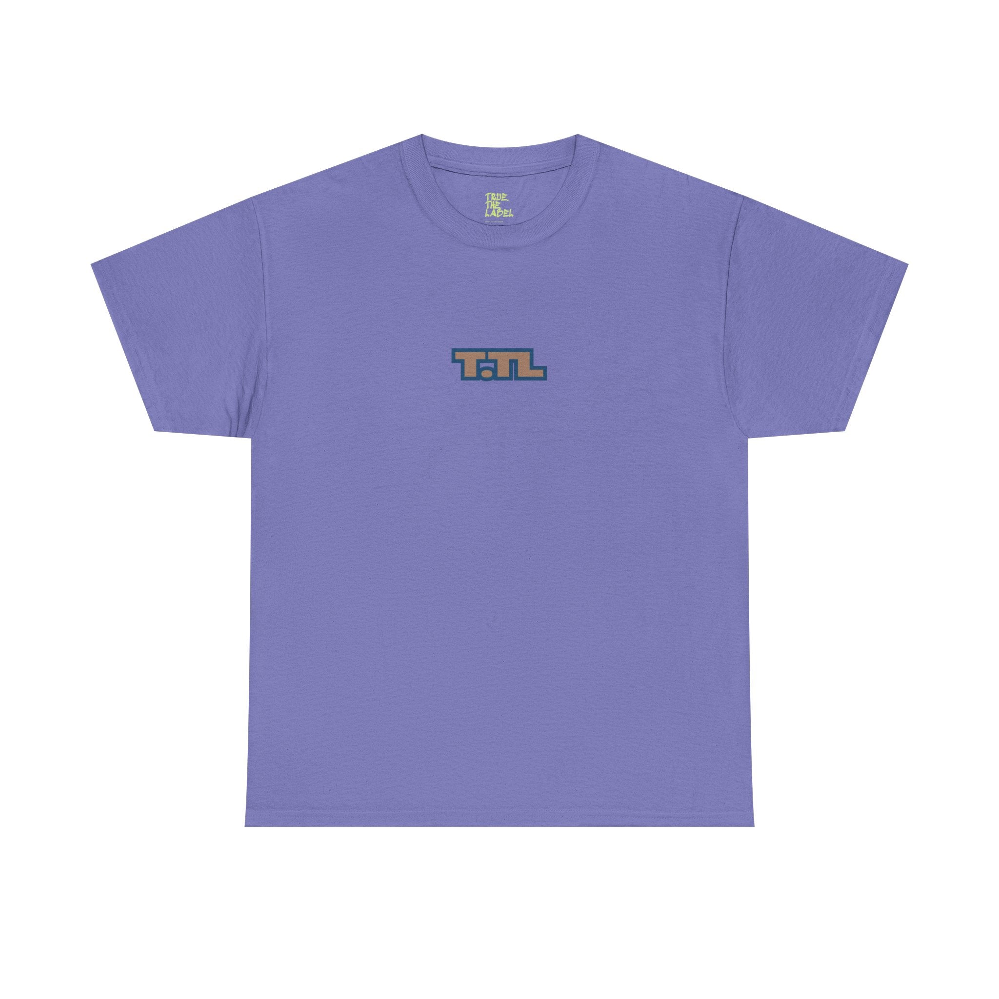Unisex Heavy Cotton Tee with Retro Graphic