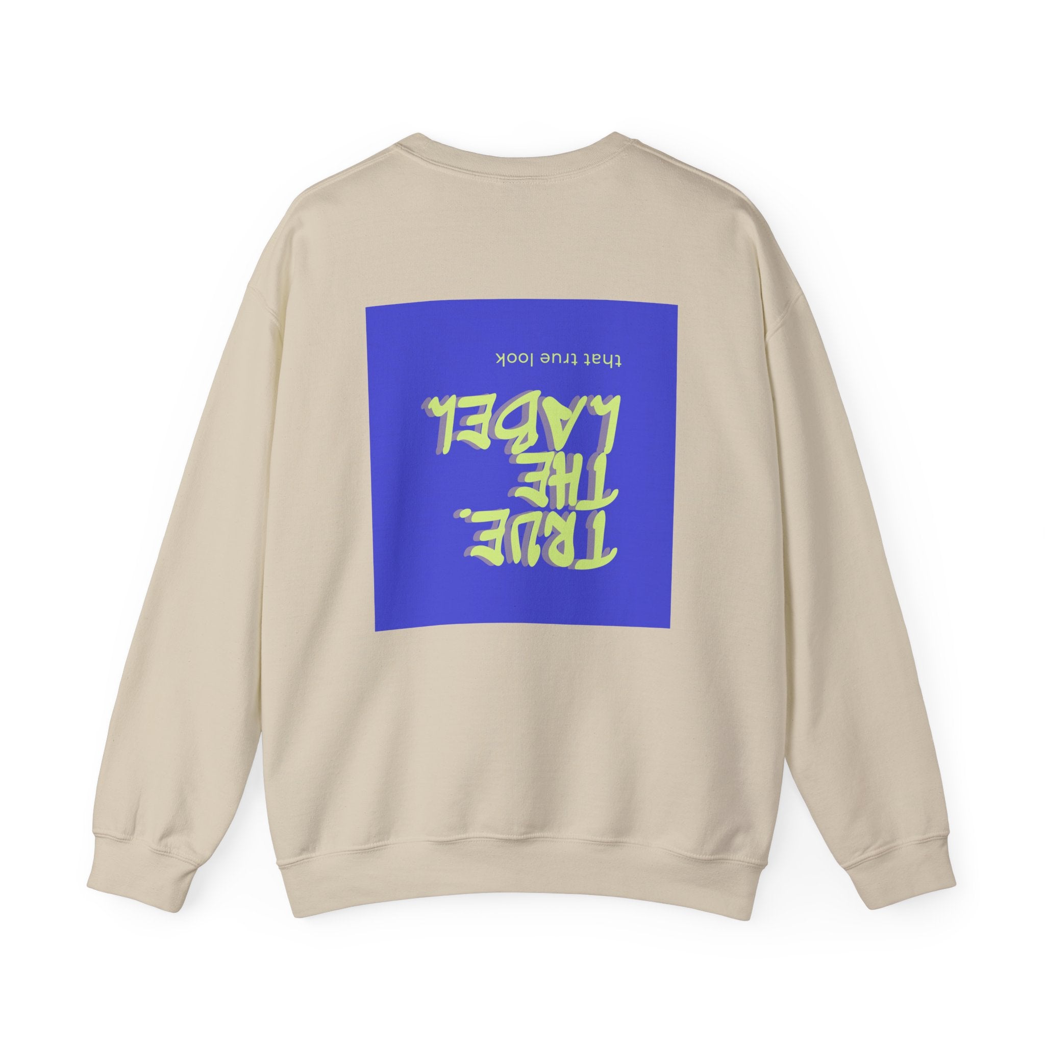 True. the Label Logo Unisex Crewneck - Medium Thickness