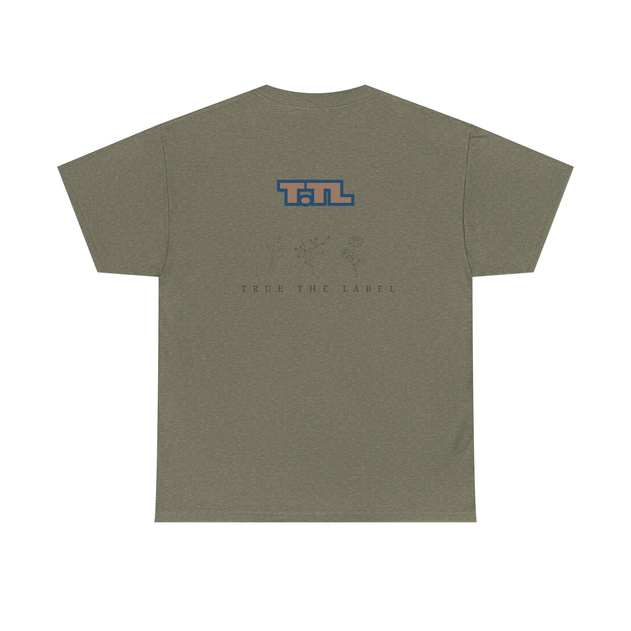 Unisex Heavy Cotton Tee with Retro Graphic
