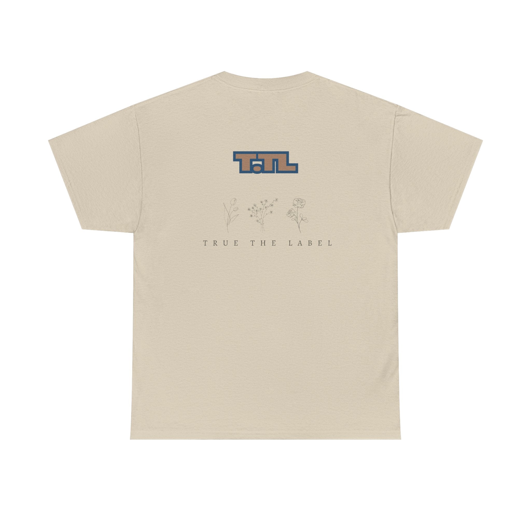 Unisex Heavy Cotton Tee with Retro Graphic