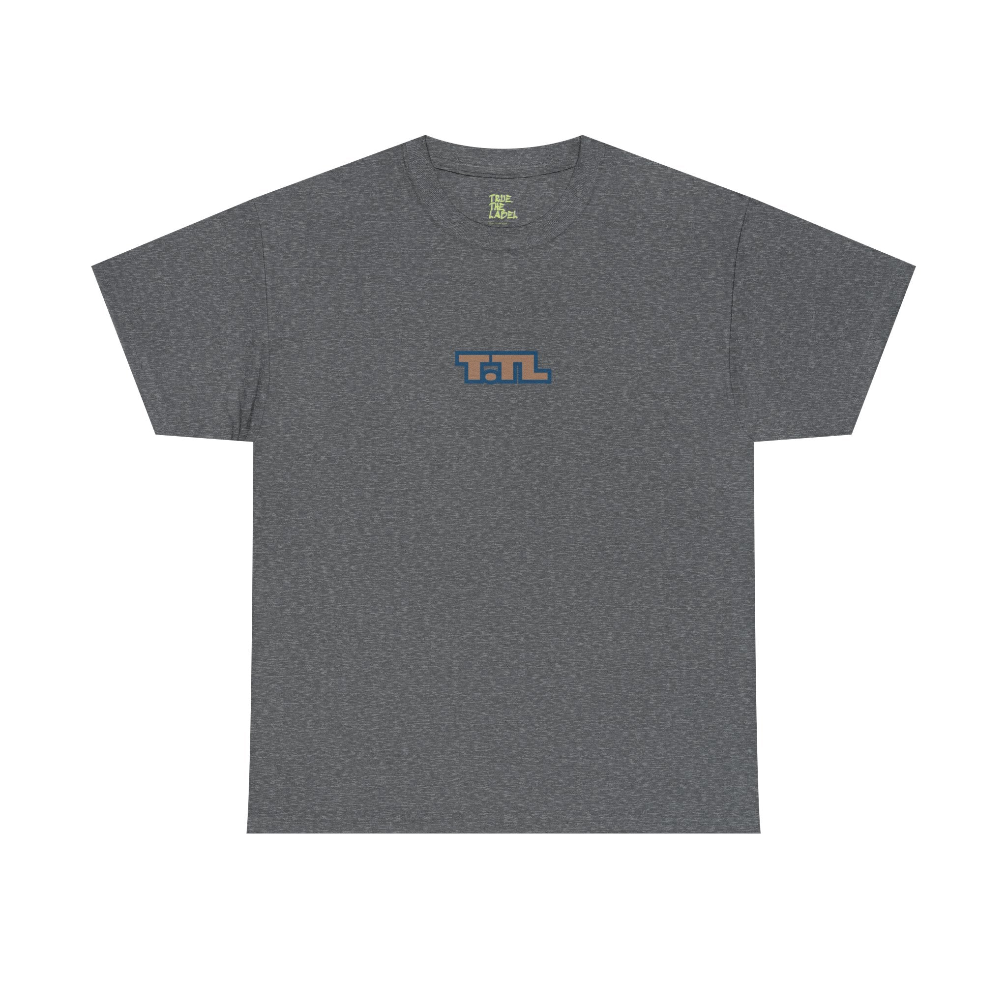 Unisex Heavy Cotton Tee with Retro Graphic
