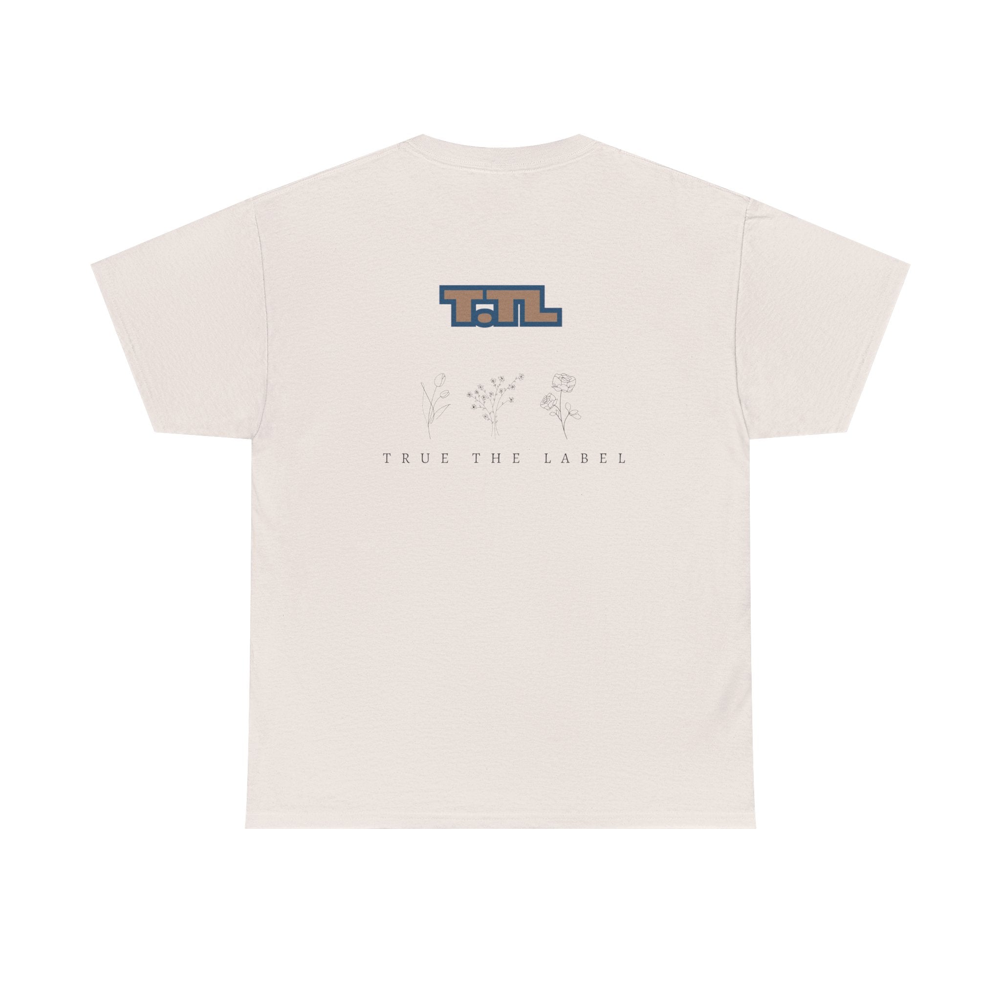 Unisex Heavy Cotton Tee with Retro Graphic