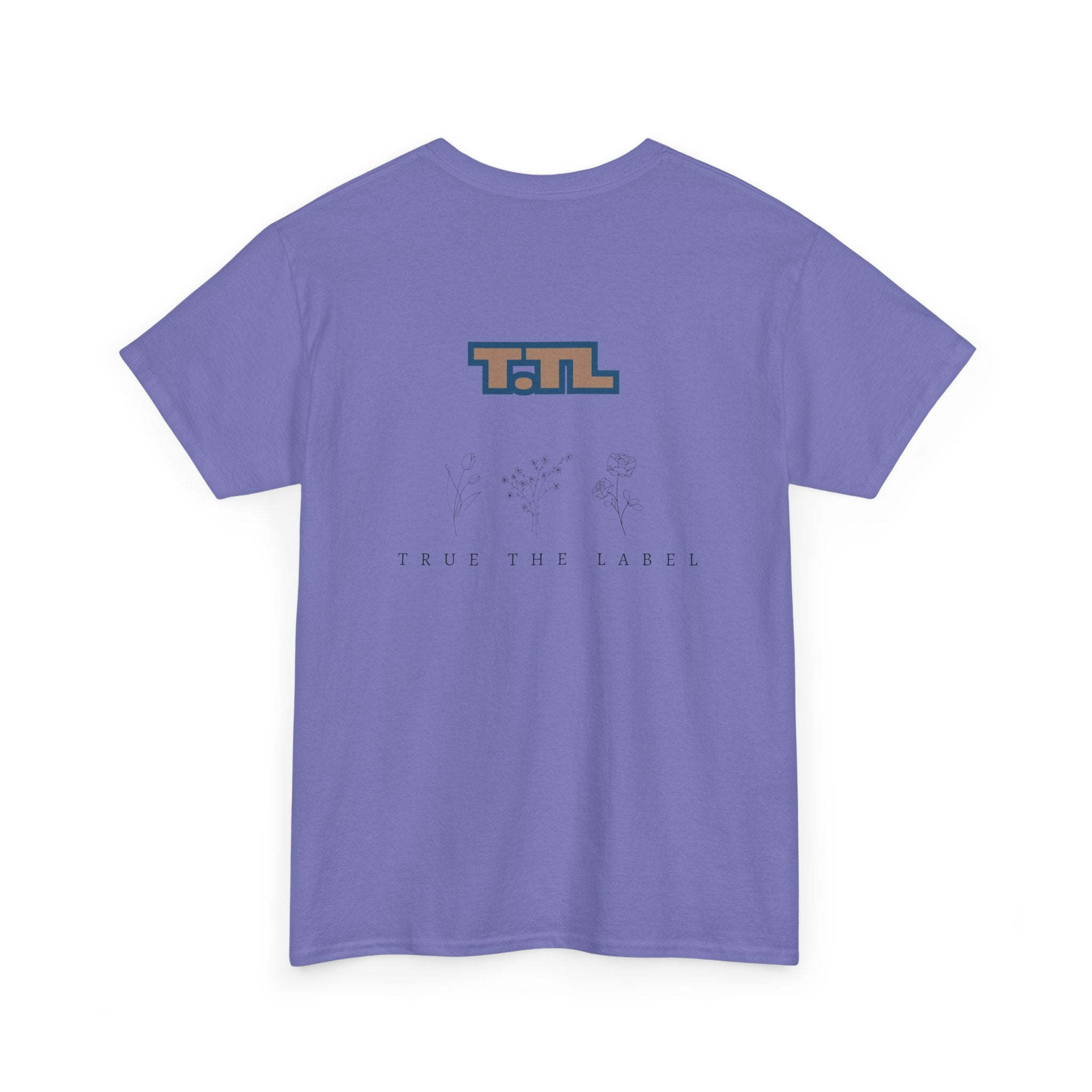 Unisex Heavy Cotton Tee with Retro Graphic