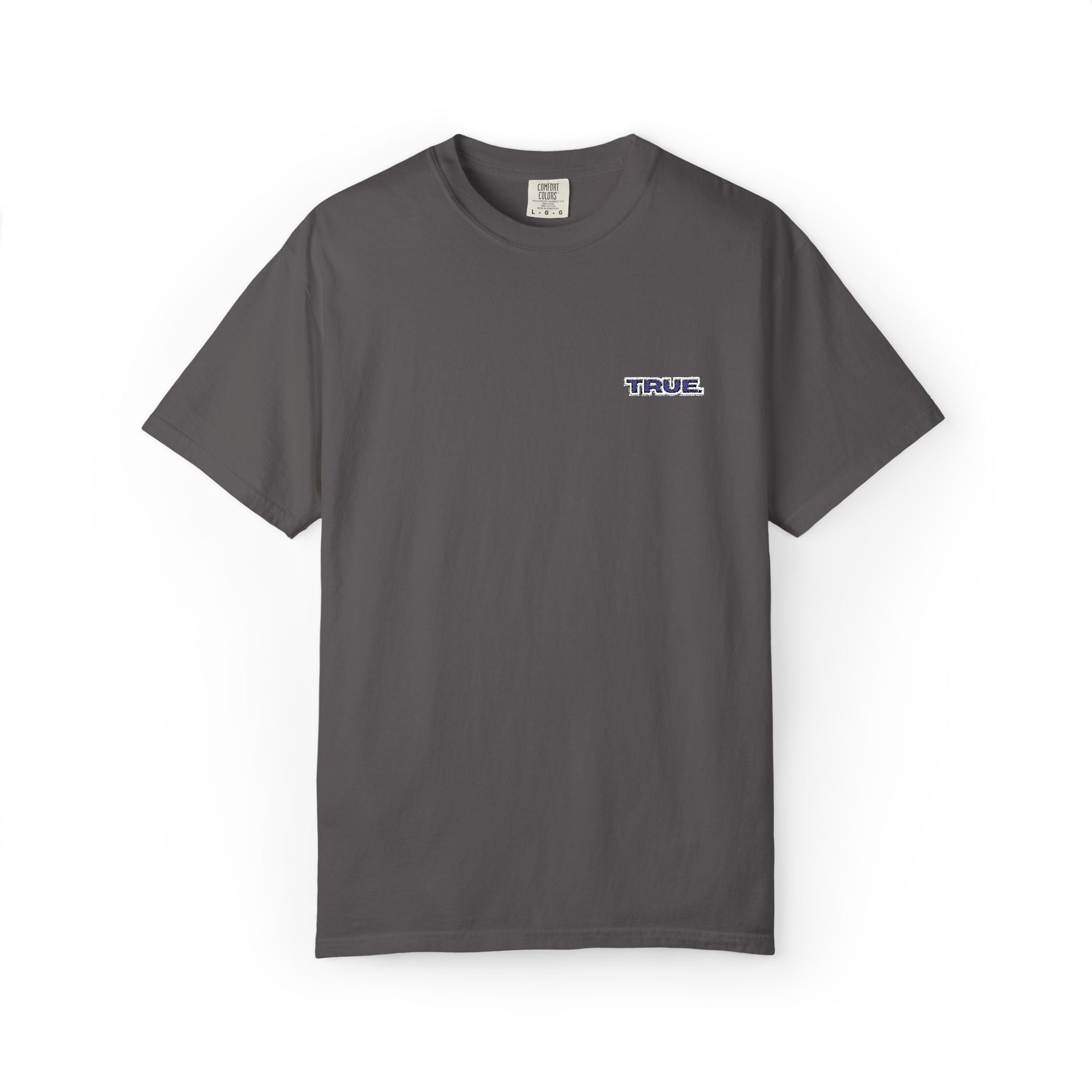 Casual Unisex Embroidery True. Design Tee - Casual Long Fit