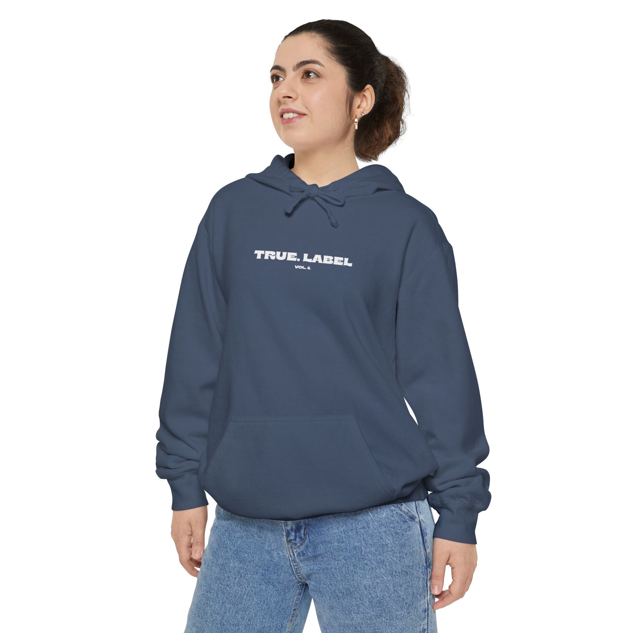 Unisex Garment-Dyed Relaxed Fit Thick True. Label Hoodie