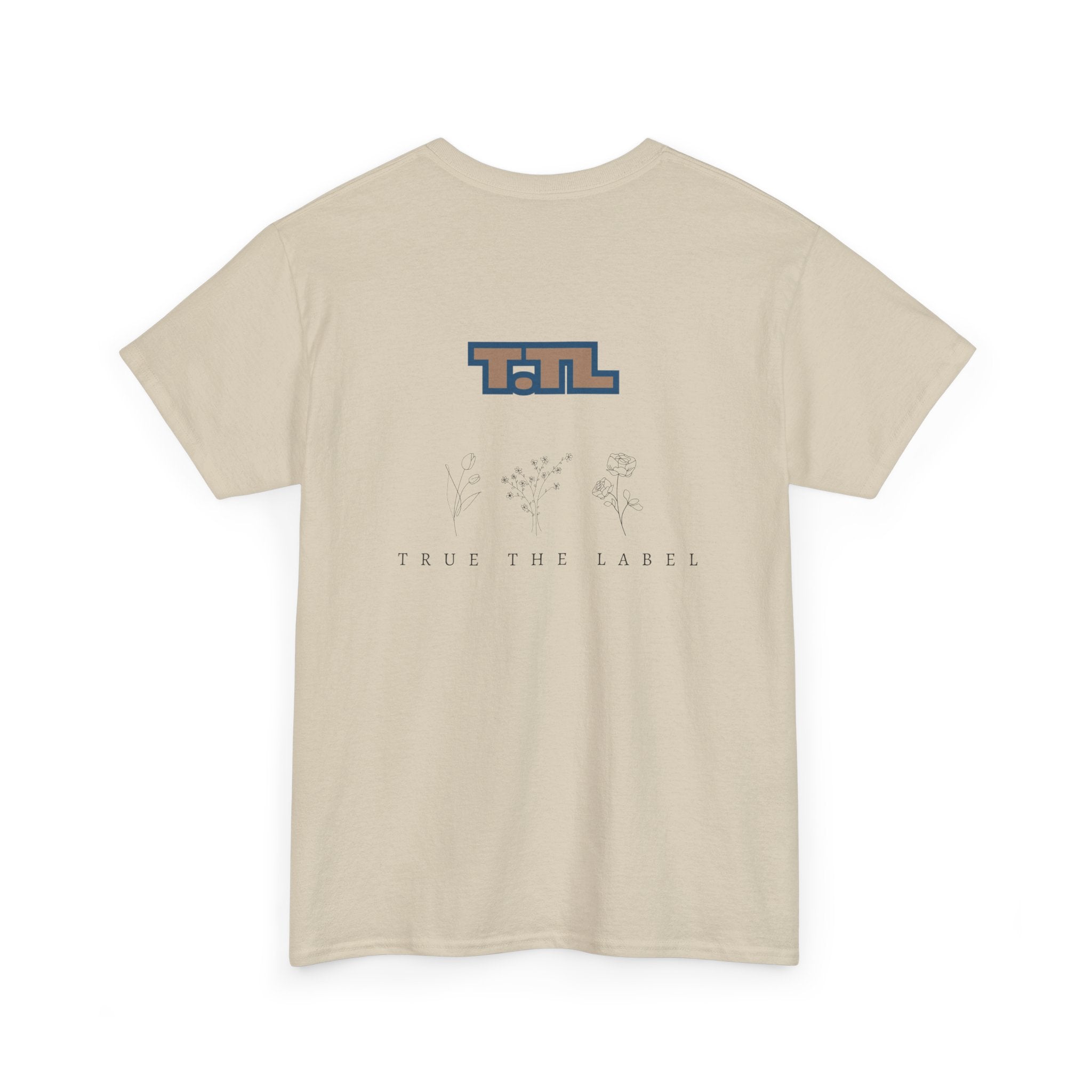 Unisex Heavy Cotton Tee with Retro Graphic