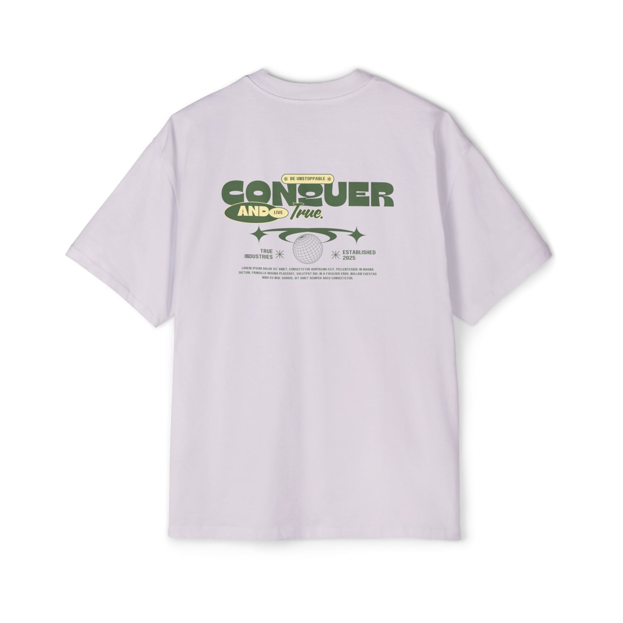 Men's Heavy Oversized Tee - True Casual Design