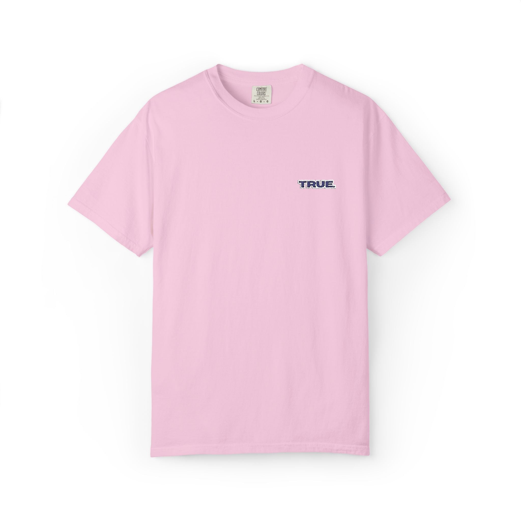 Casual Unisex Embroidery True. Design Tee - Casual Long Fit