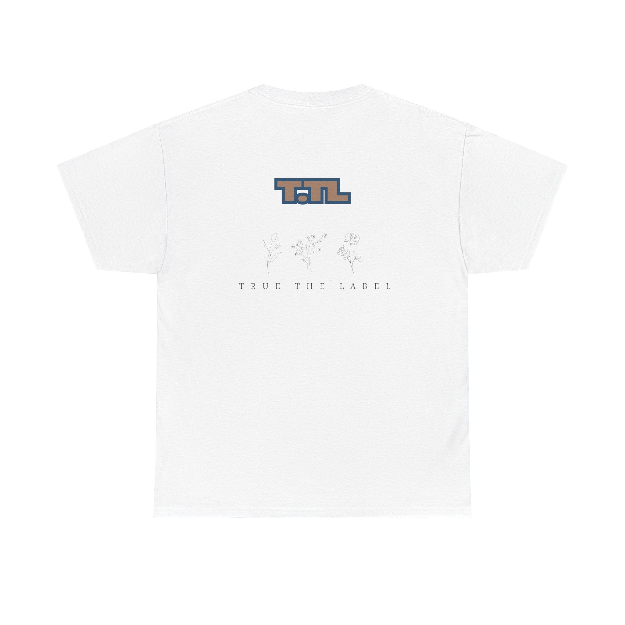 Unisex Heavy Cotton Tee with Retro Graphic