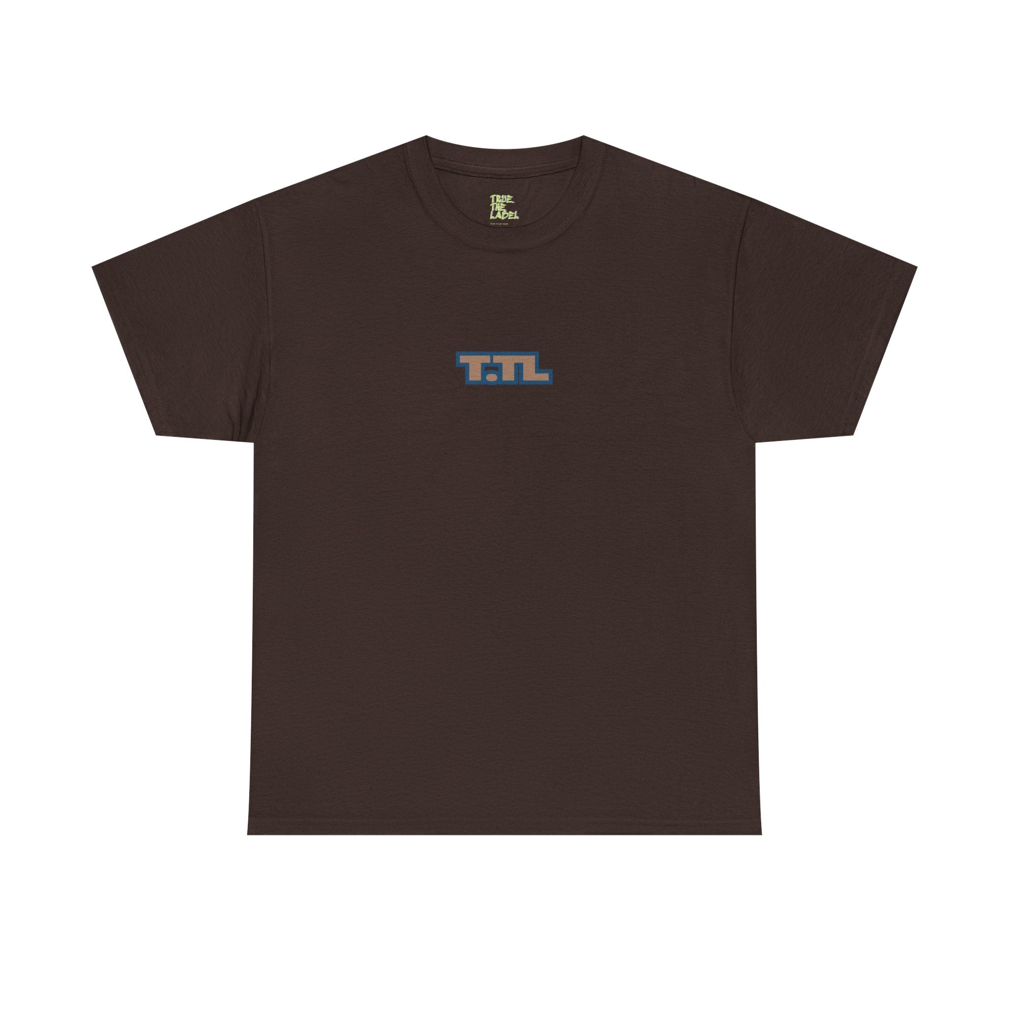 Unisex Heavy Cotton Tee with Retro Graphic