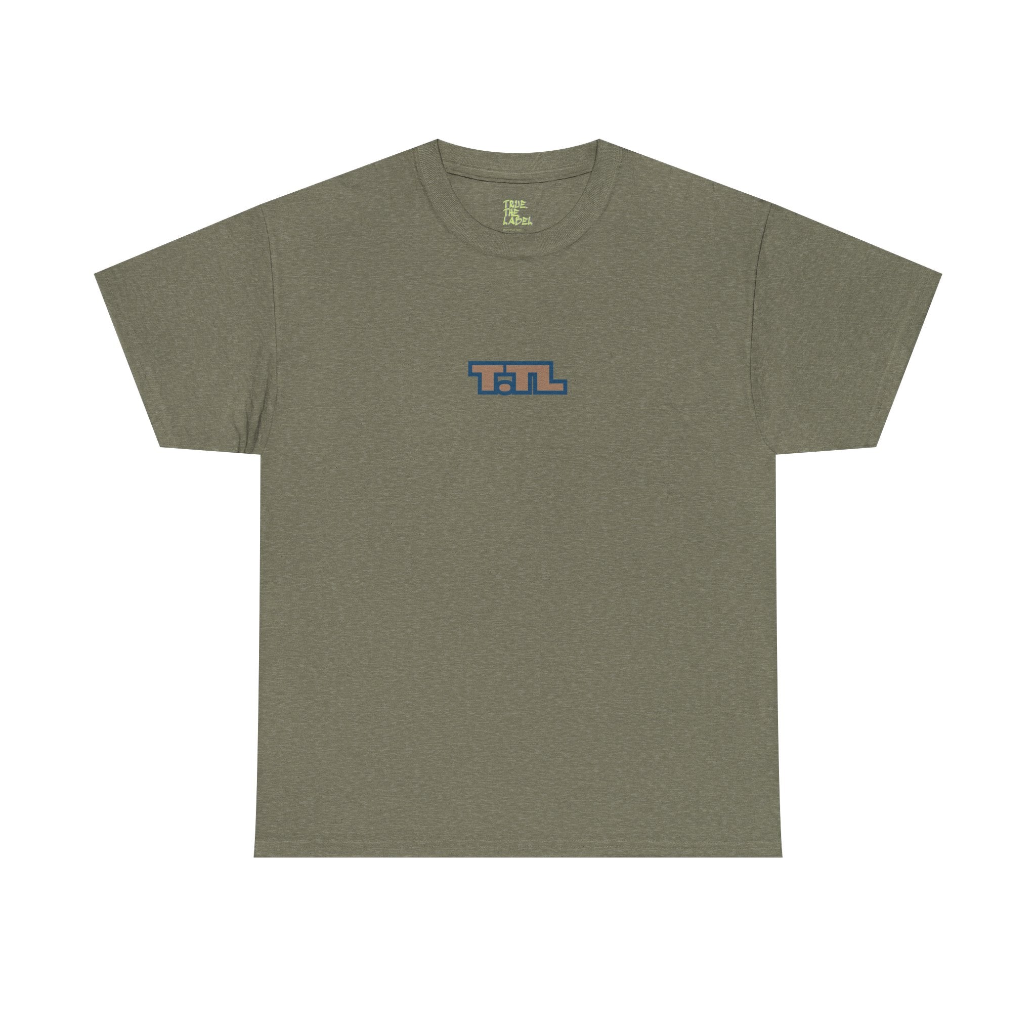 Unisex Heavy Cotton Tee with Retro Graphic