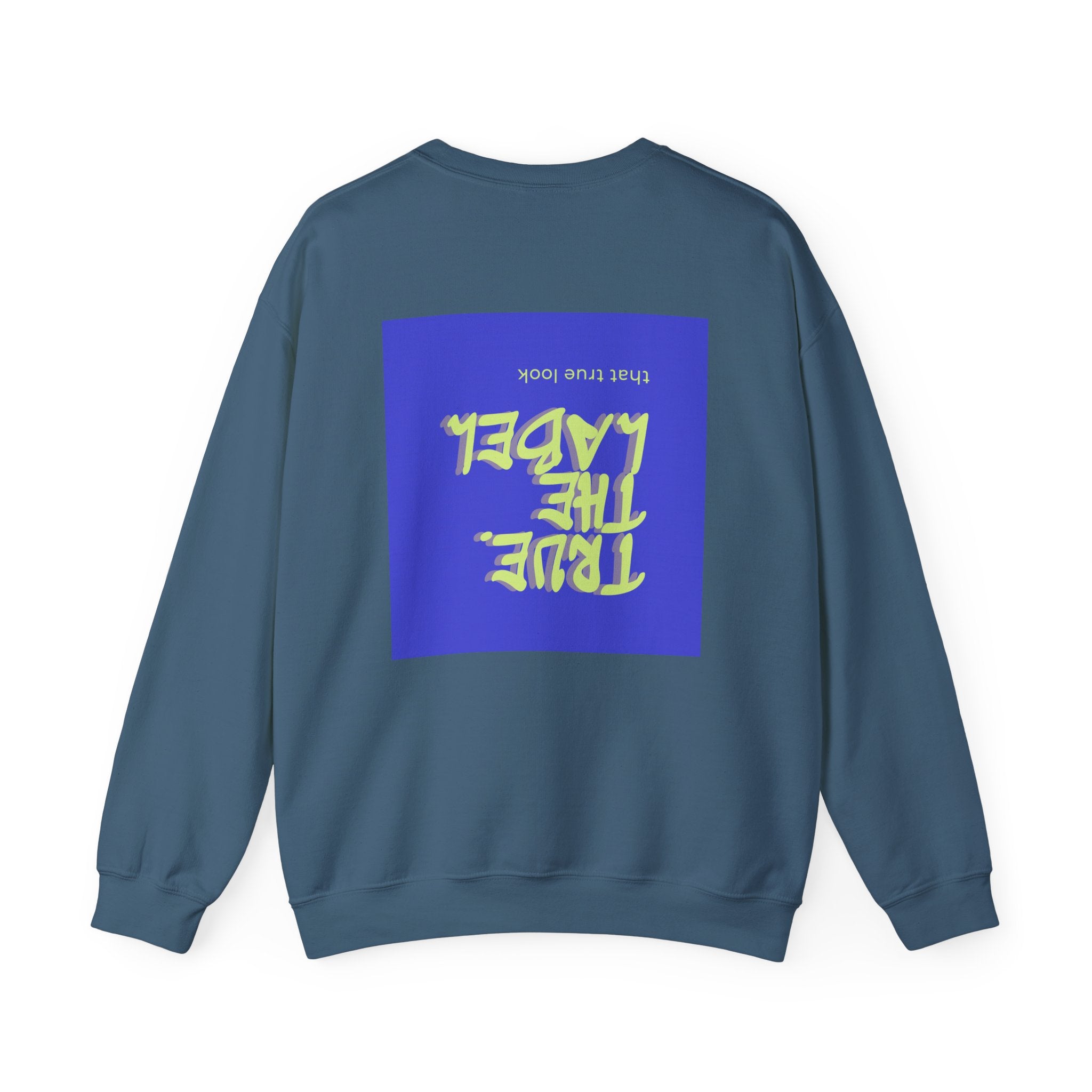 True. the Label Logo Unisex Crewneck - Medium Thickness