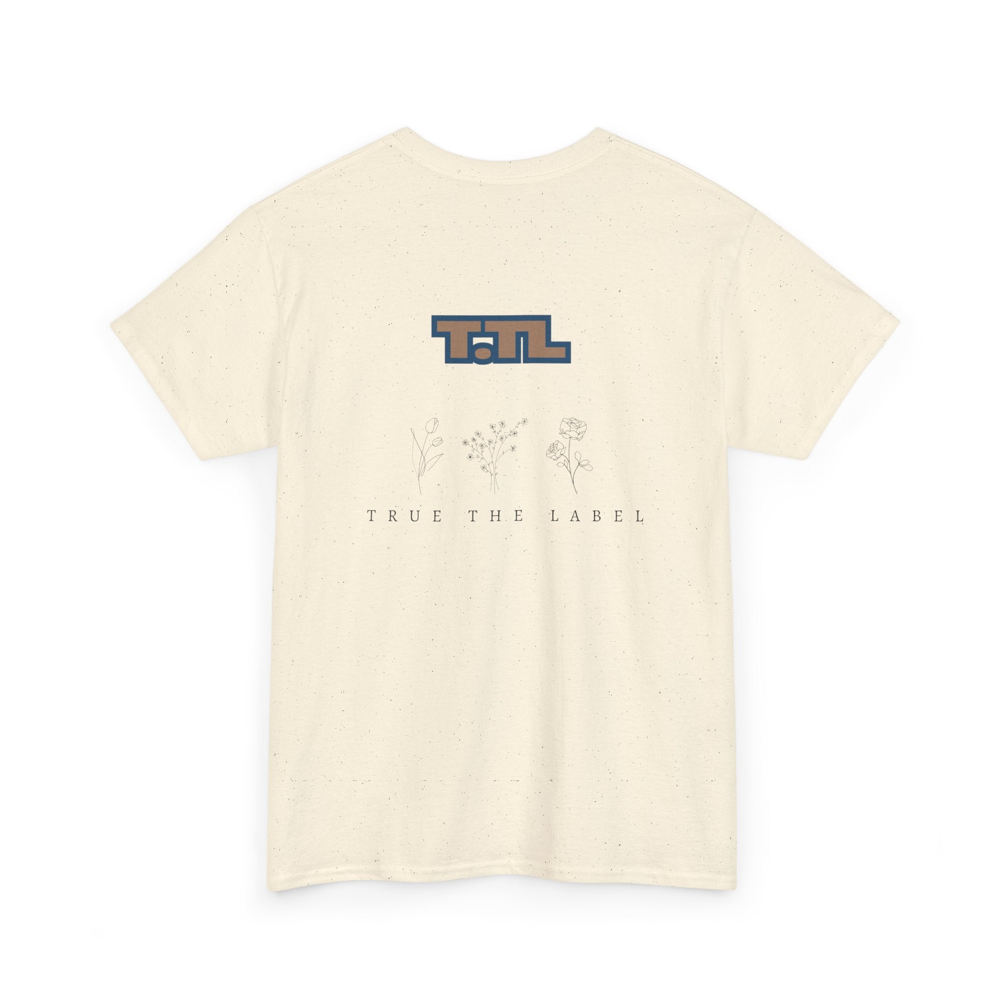 Unisex Heavy Cotton Tee with Retro Graphic