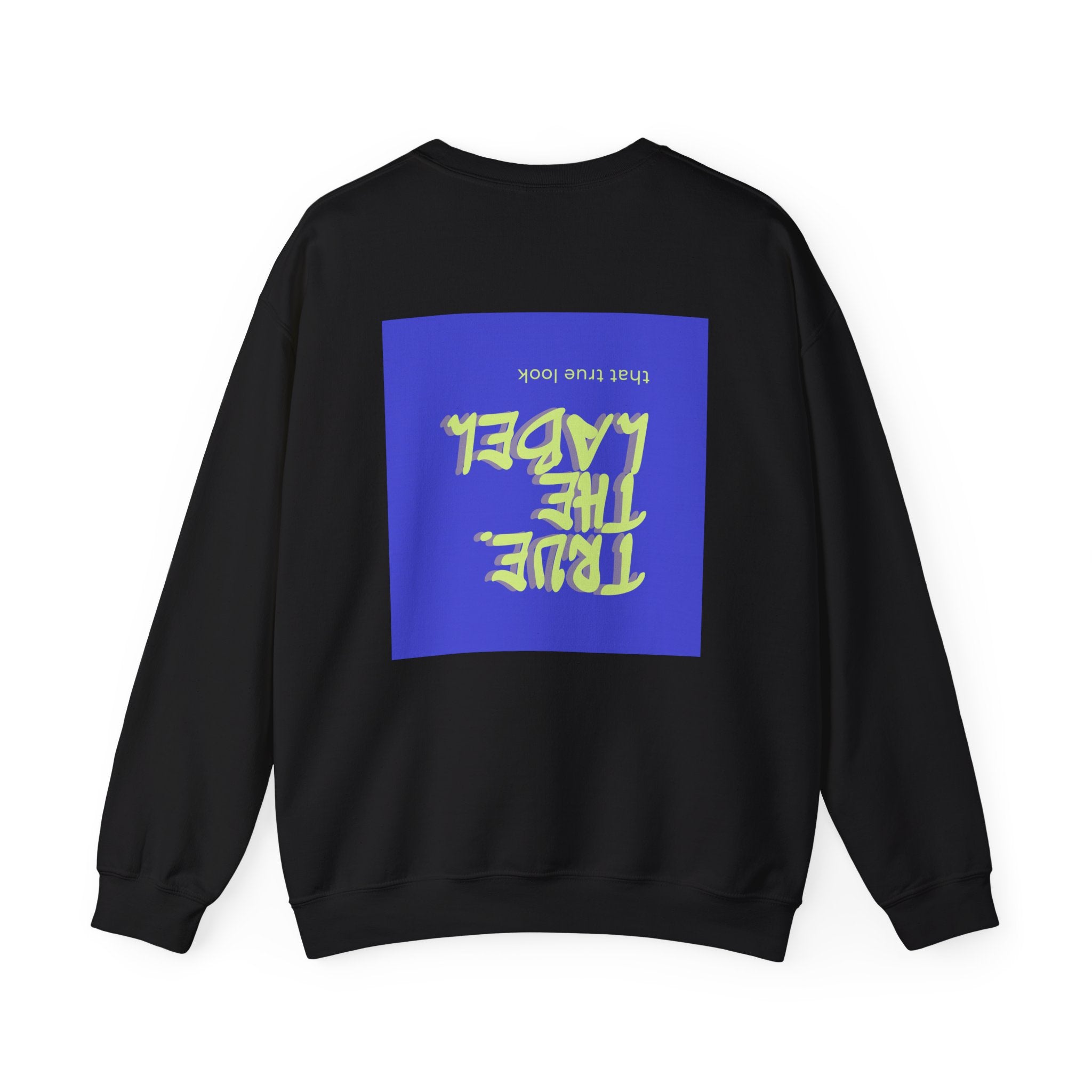 True. the Label Logo Unisex Crewneck - Medium Thickness
