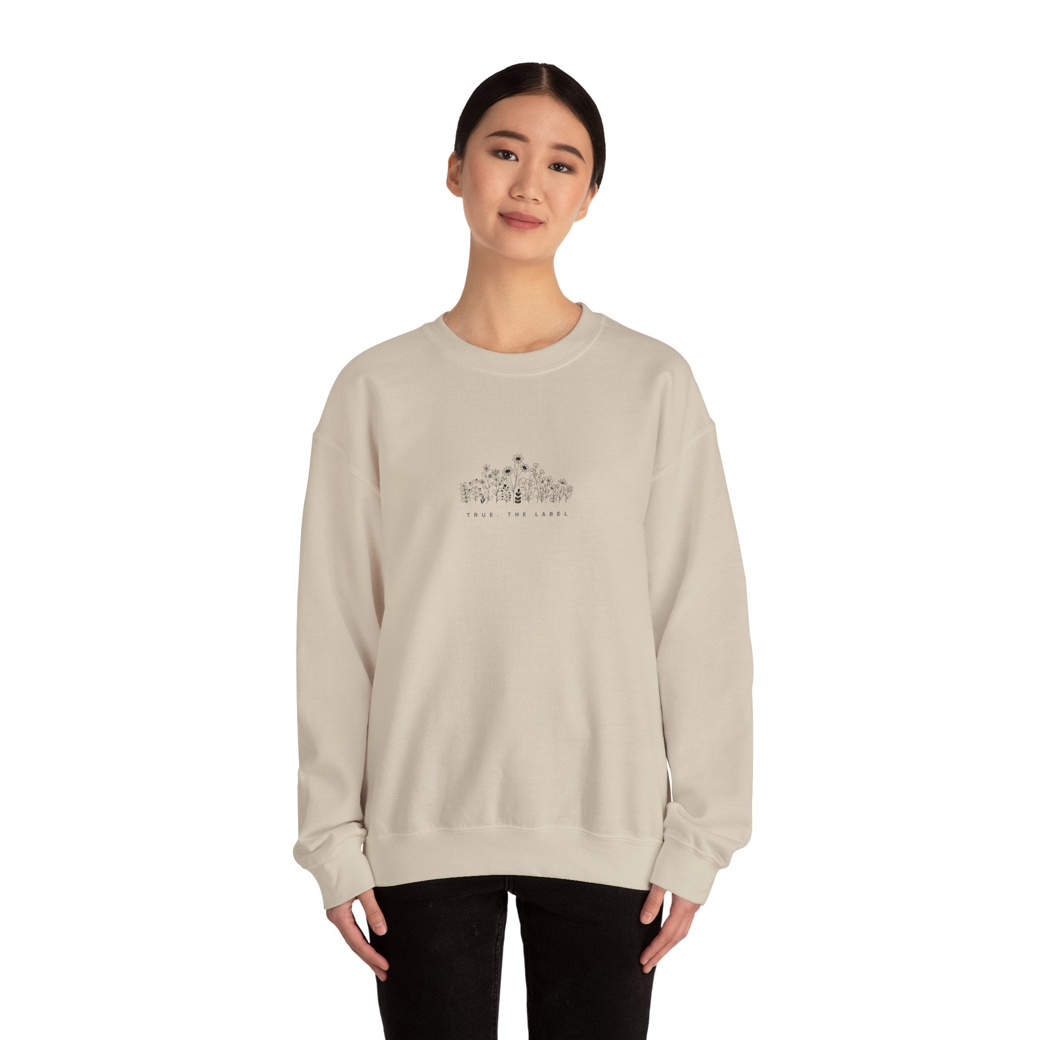 Sunflower Crewneck 50% Cotton/50% Polyester True. Design