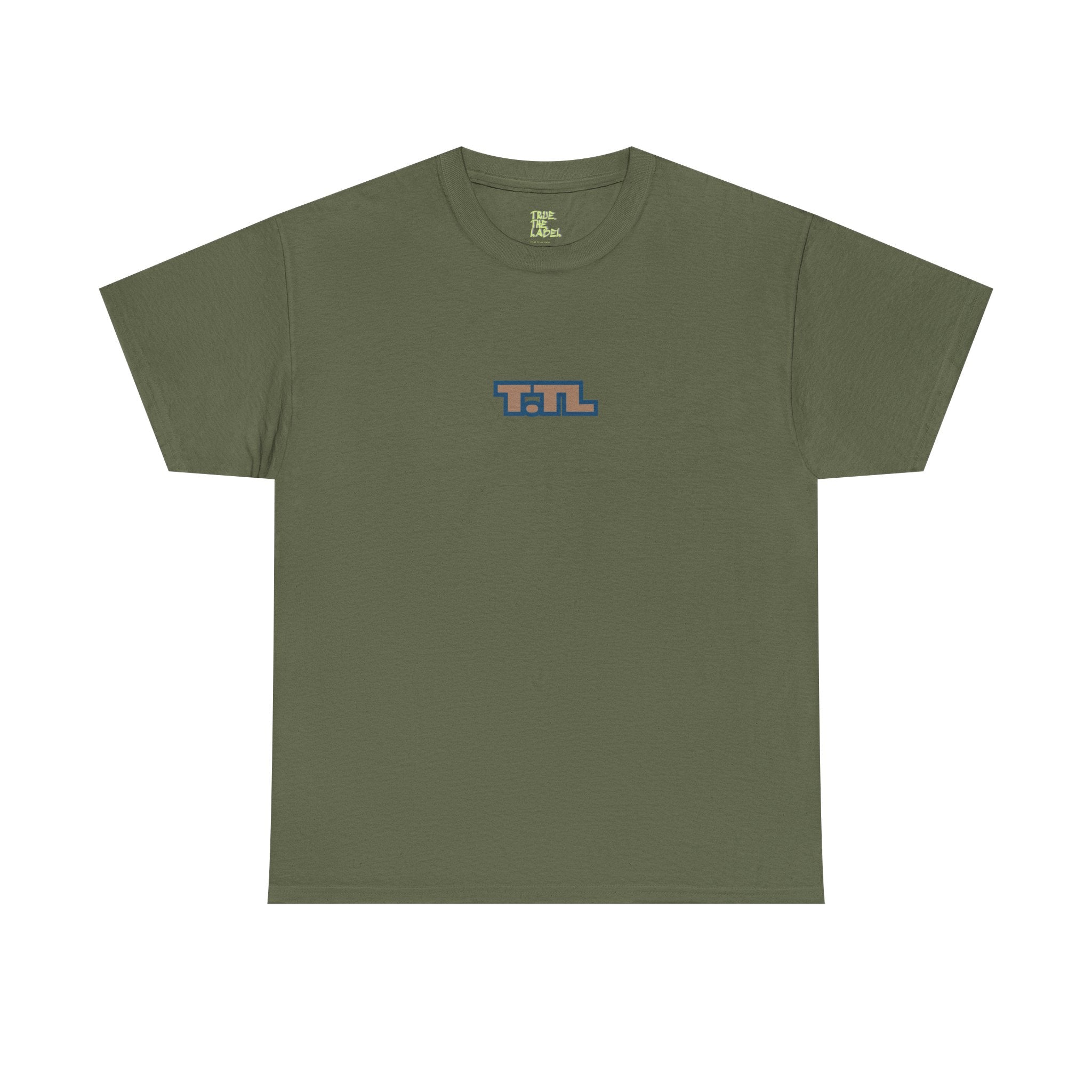 Unisex Heavy Cotton Tee with Retro Graphic