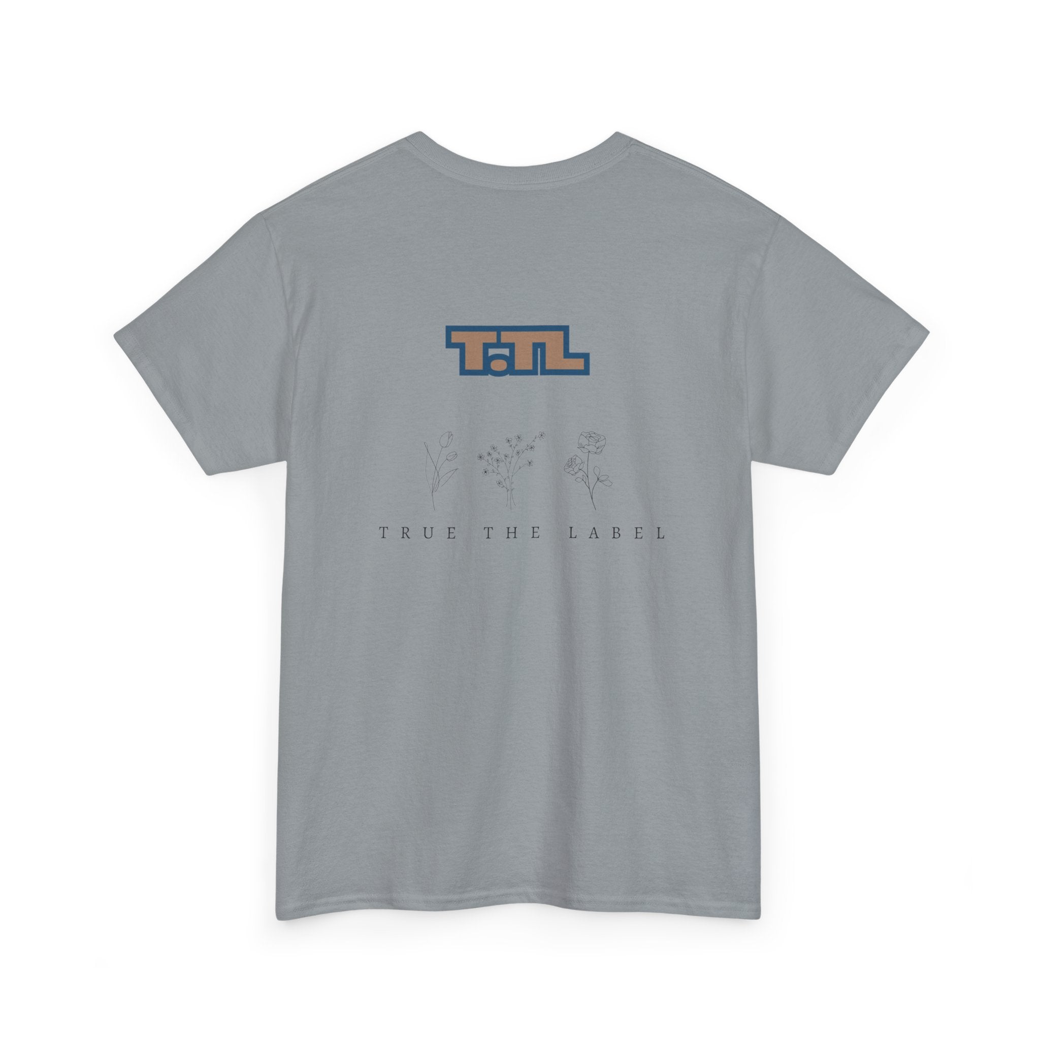 Unisex Heavy Cotton Tee with Retro Graphic
