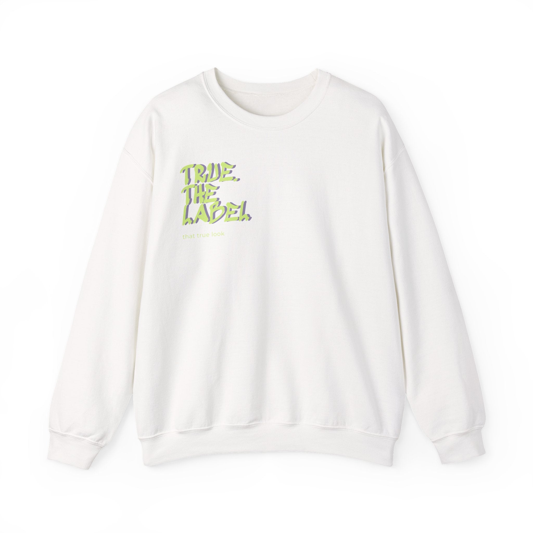 True. the Label Logo Unisex Crewneck - Medium Thickness