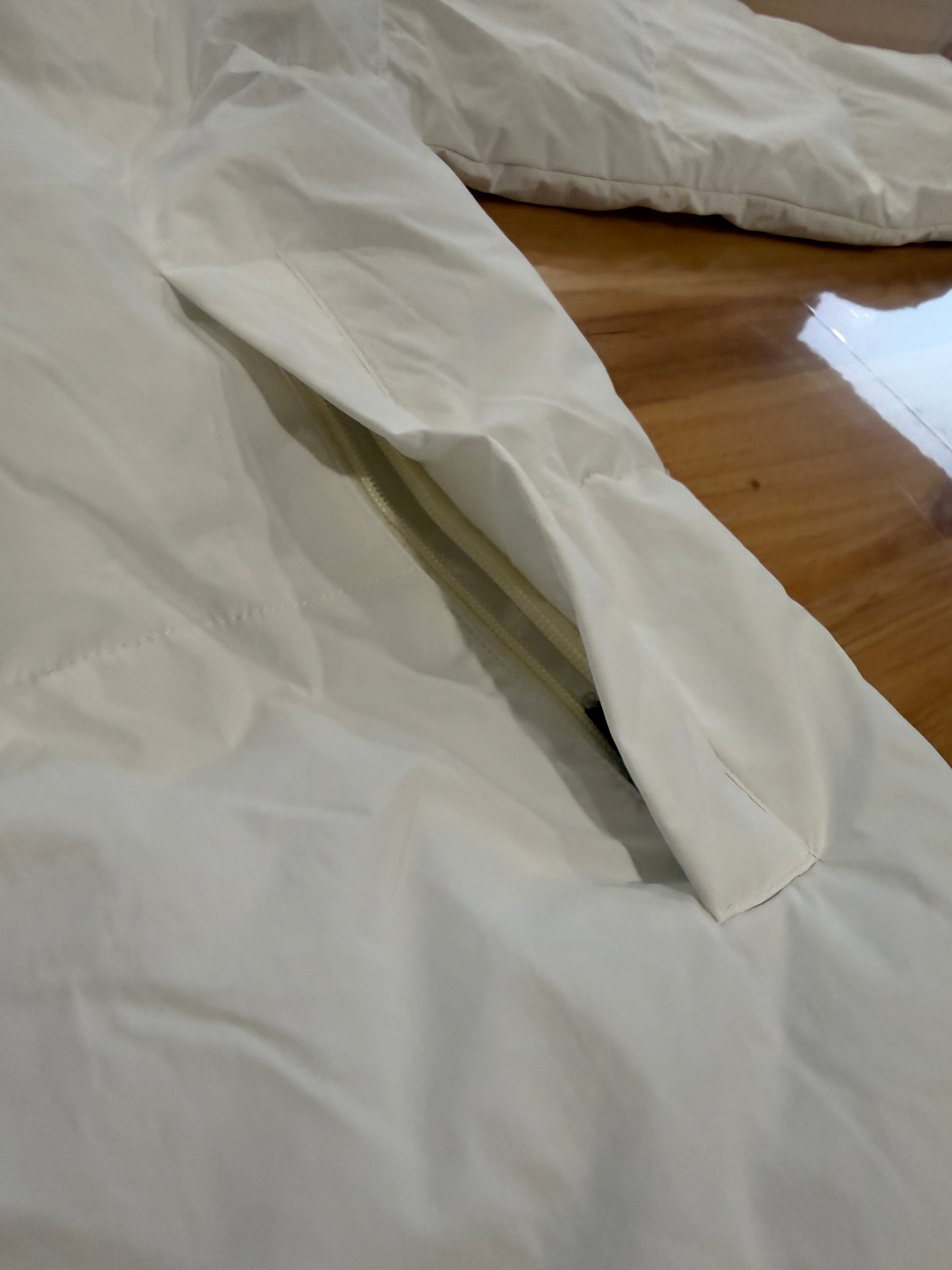 Black and White Unisex Puffer Jacket