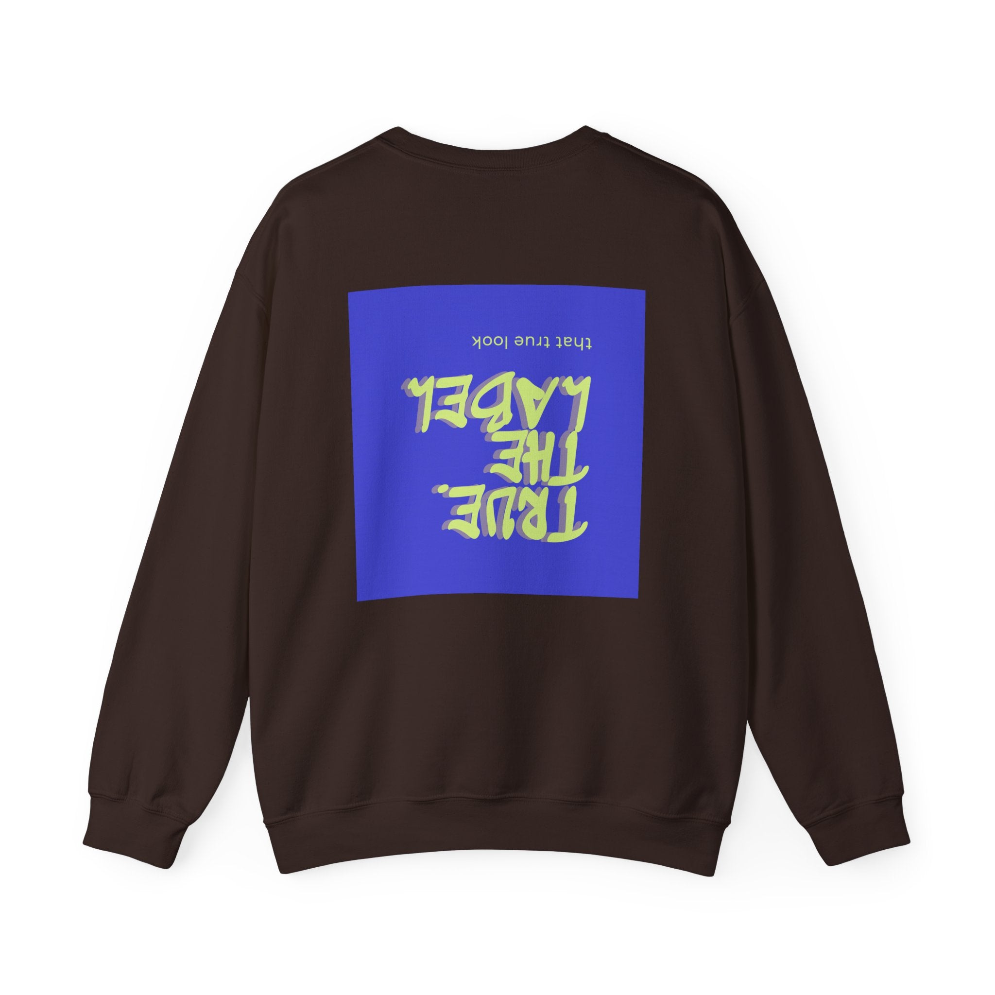 True. the Label Logo Unisex Crewneck - Medium Thickness