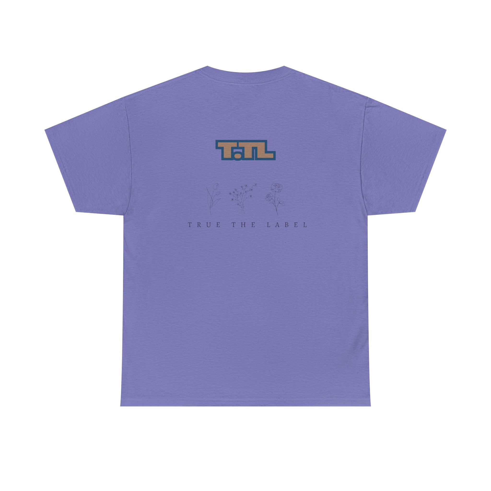 Unisex Heavy Cotton Tee with Retro Graphic