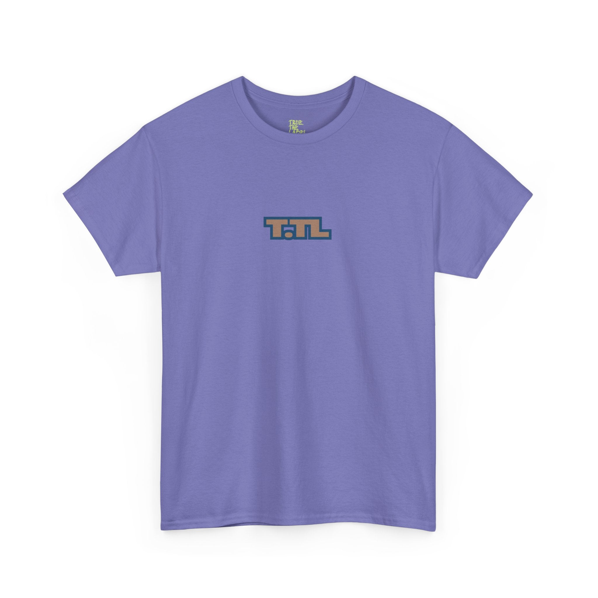 Unisex Heavy Cotton Tee with Retro Graphic