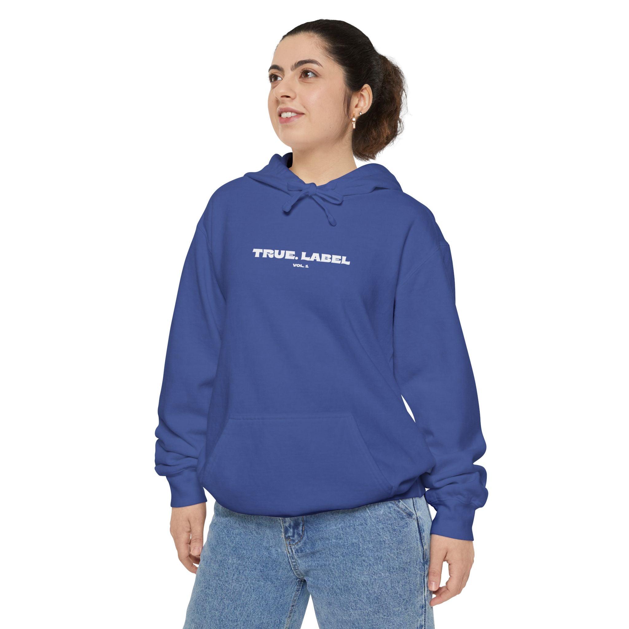 Unisex Garment-Dyed Relaxed Fit Thick True. Label Hoodie