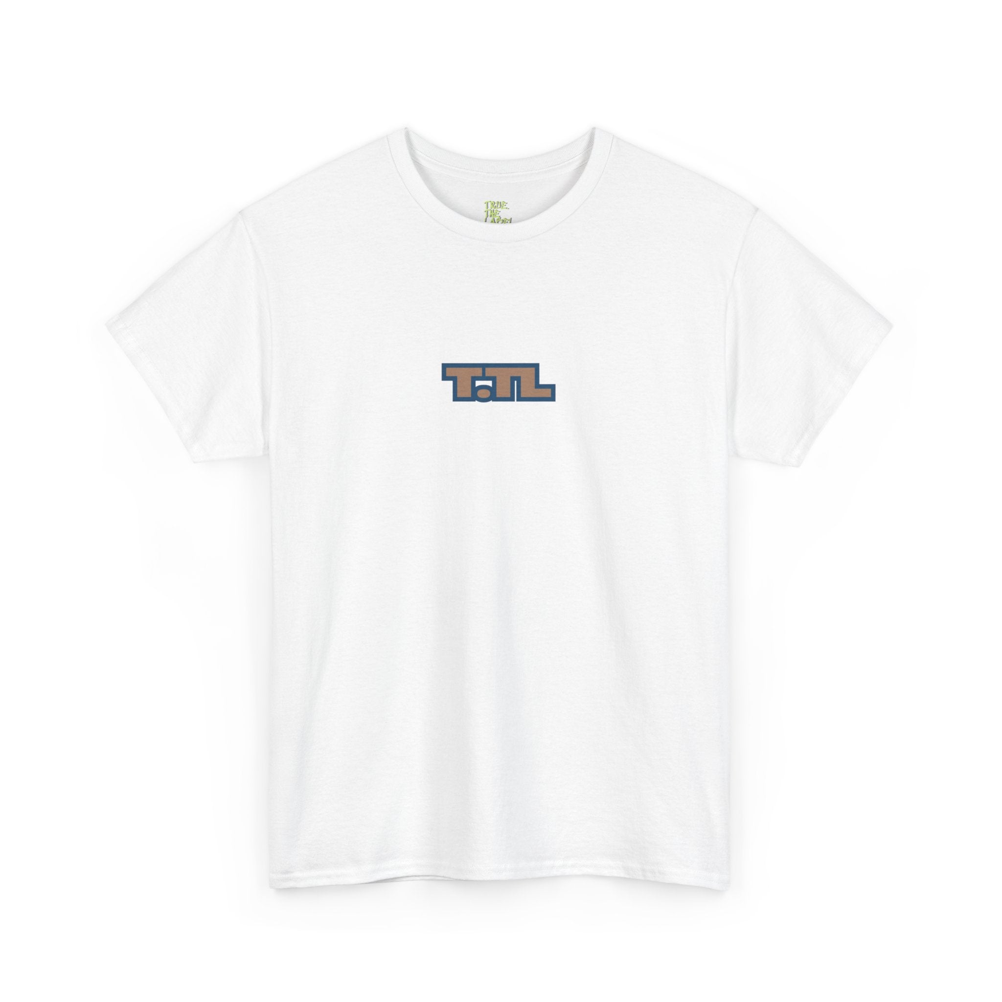 Unisex Heavy Cotton Tee with Retro Graphic