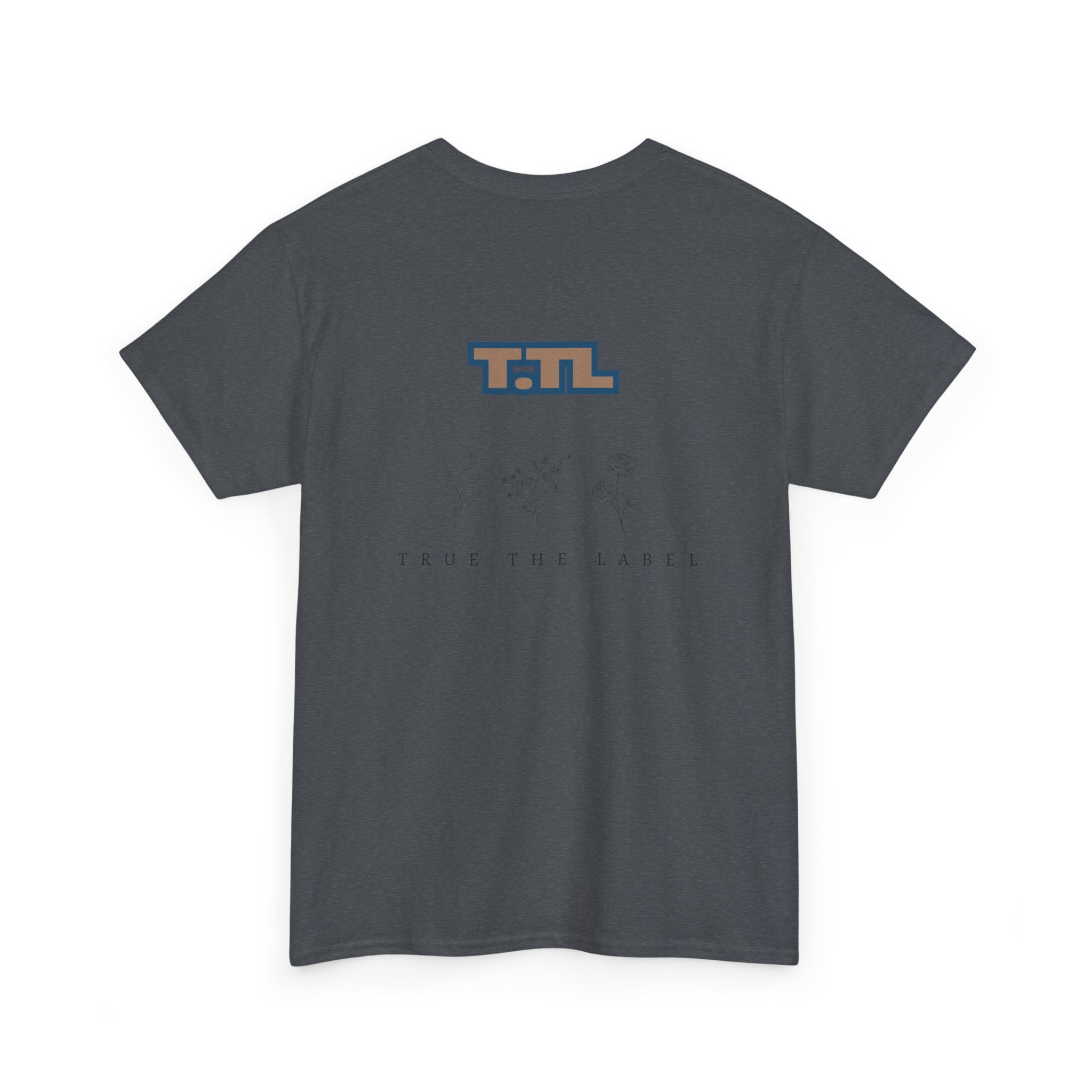 Unisex Heavy Cotton Tee with Retro Graphic