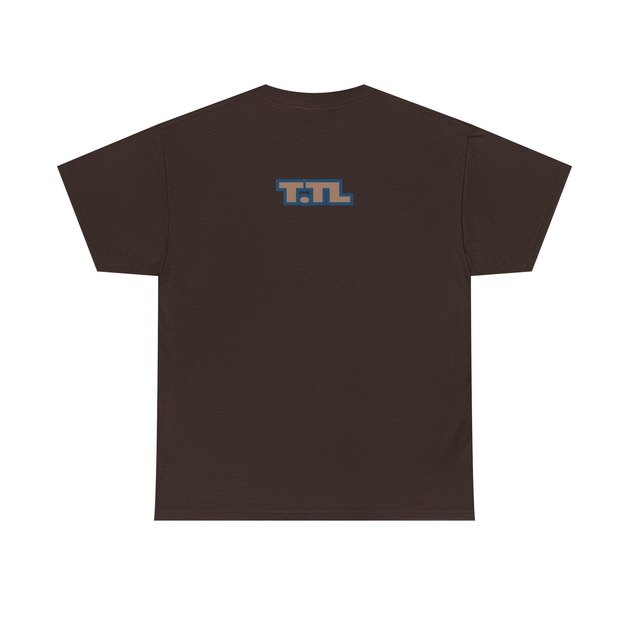 Unisex Heavy Cotton Tee with Retro Graphic