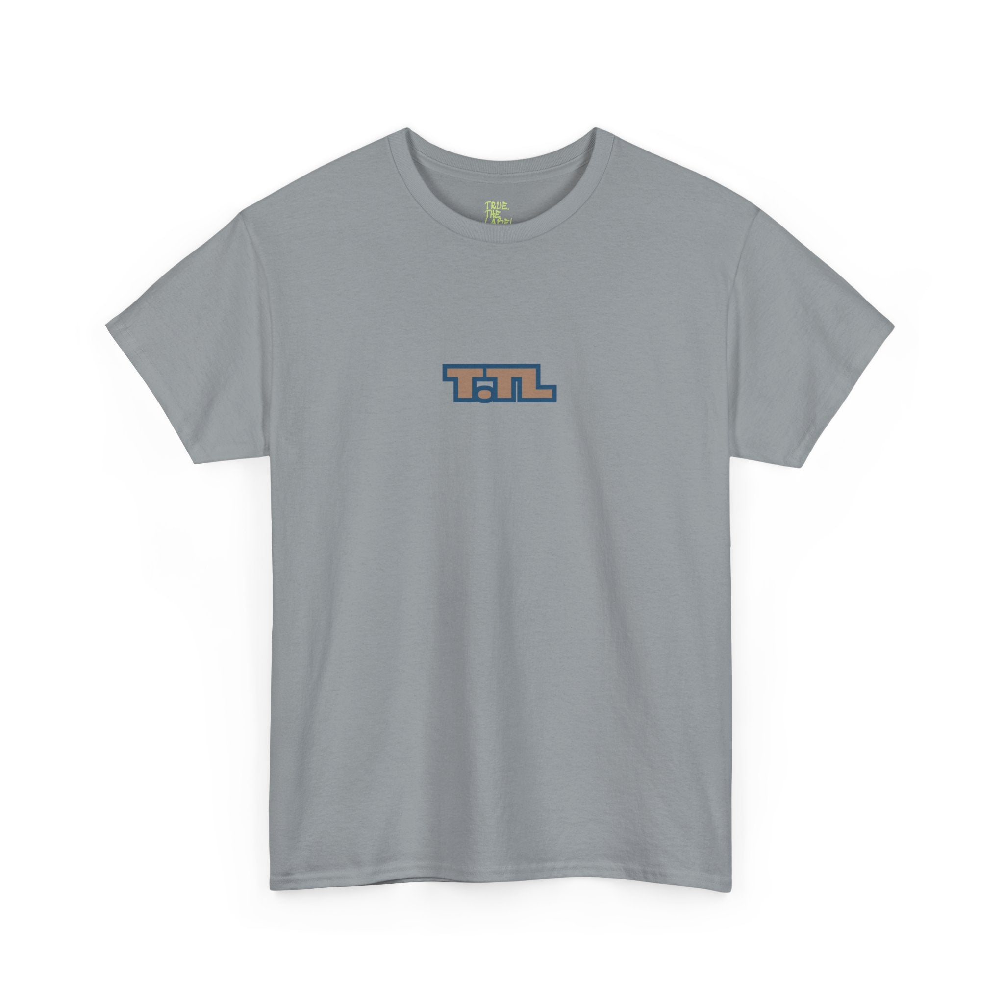 Unisex Heavy Cotton Tee with Retro Graphic