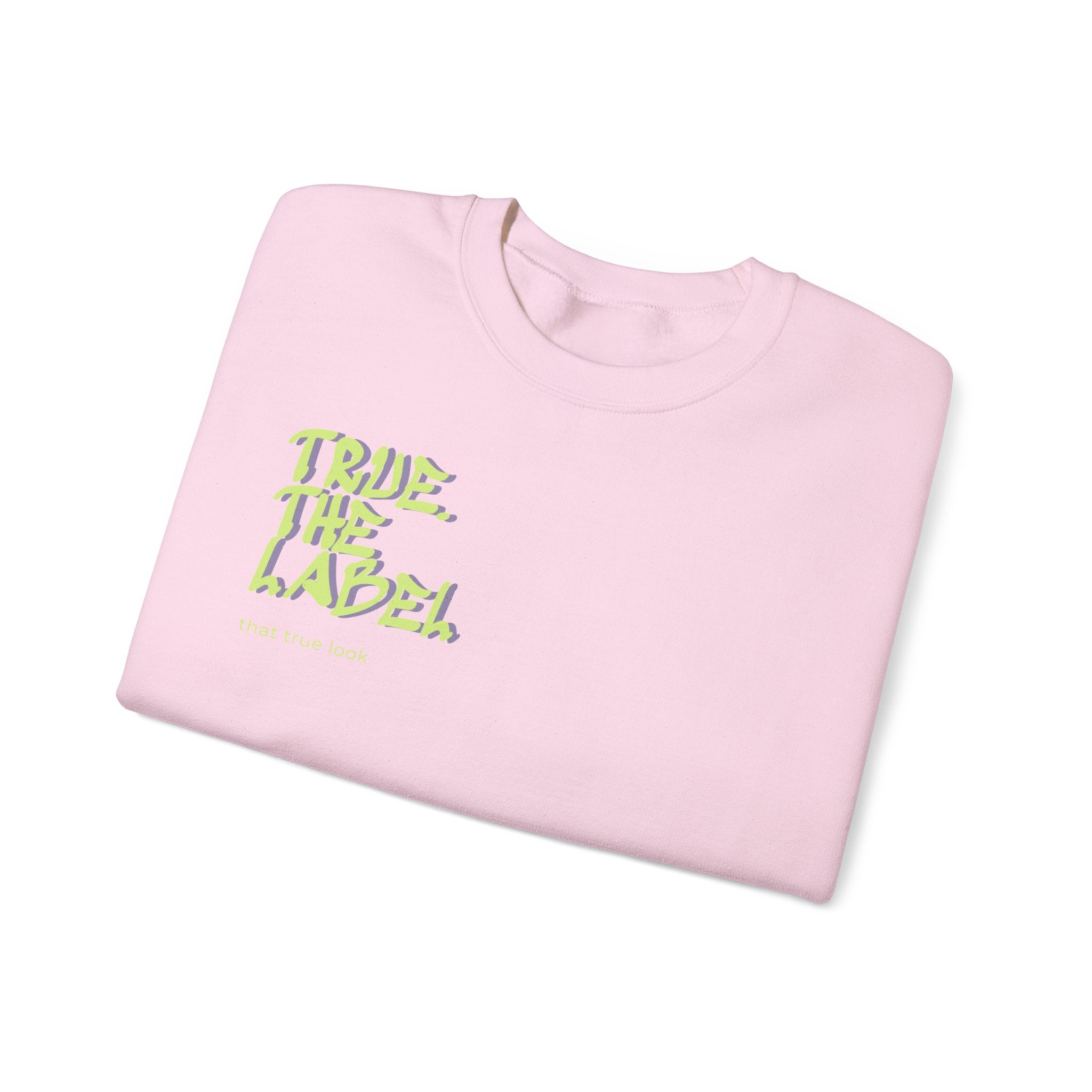 True. the Label Logo Unisex Crewneck - Medium Thickness