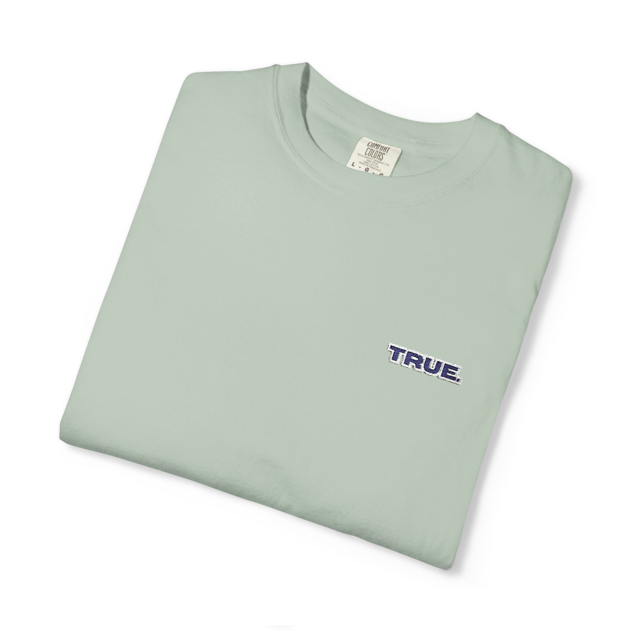 Casual Unisex Embroidery True. Design Tee - Casual Long Fit