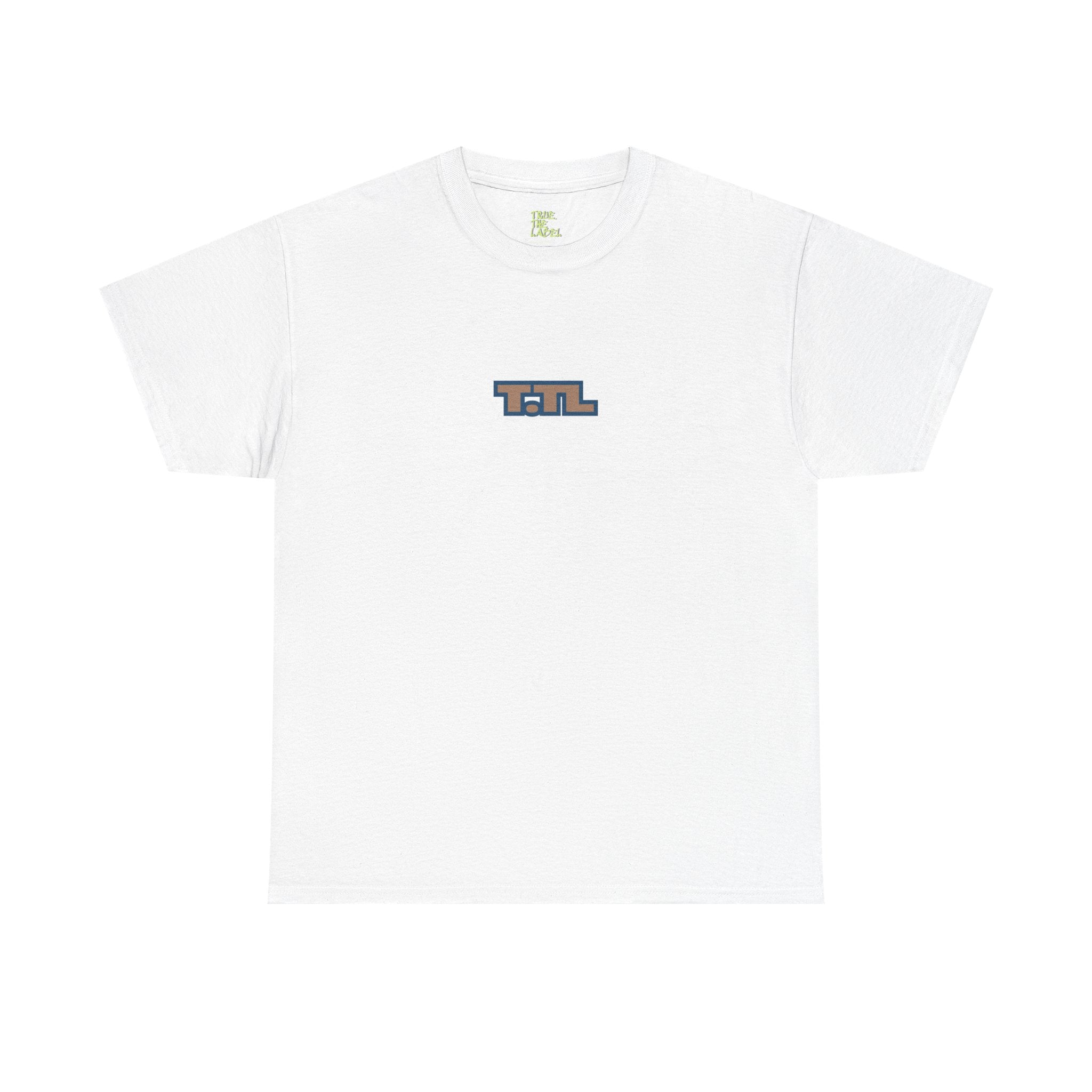 Unisex Heavy Cotton Tee with Retro Graphic