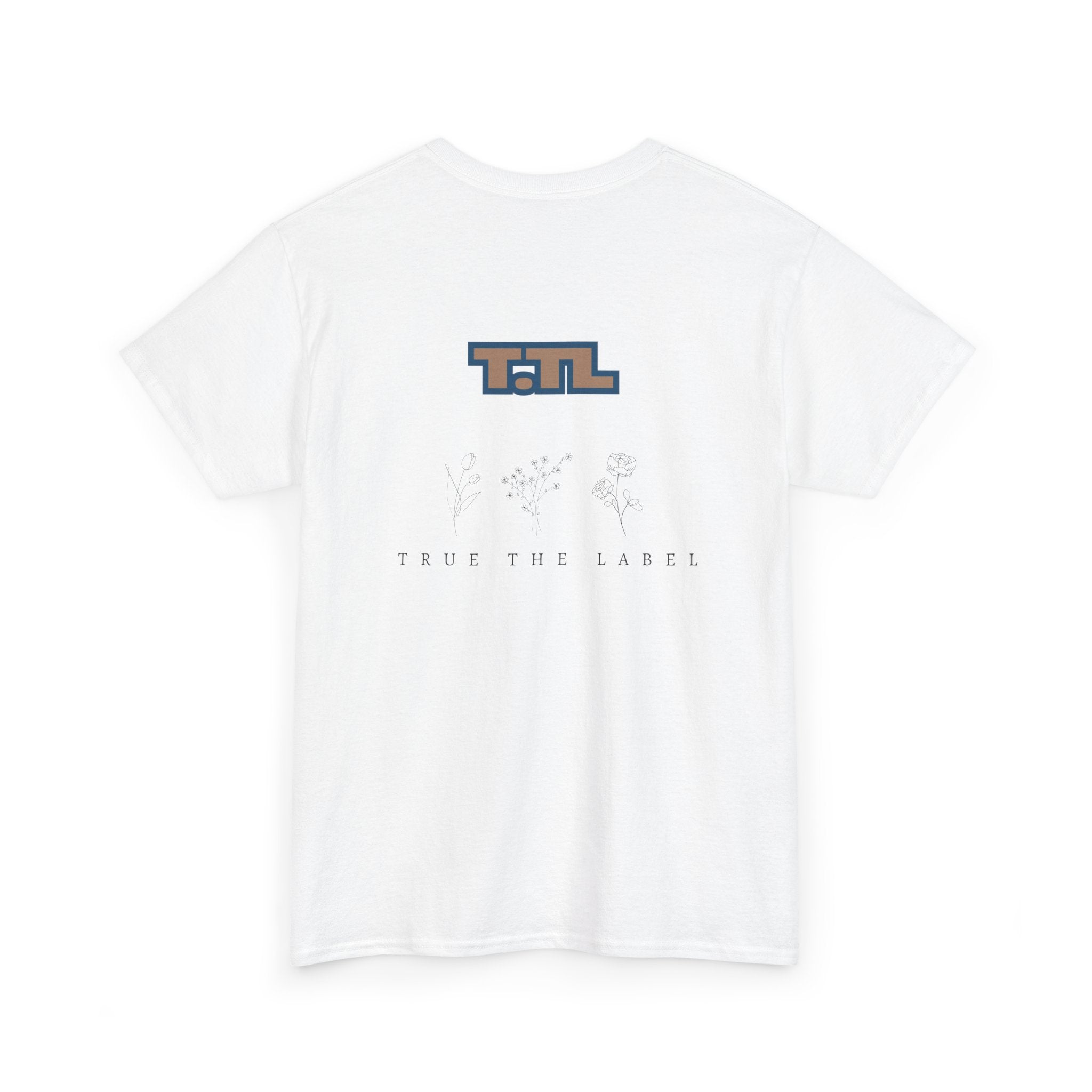 Unisex Heavy Cotton Tee with Retro Graphic