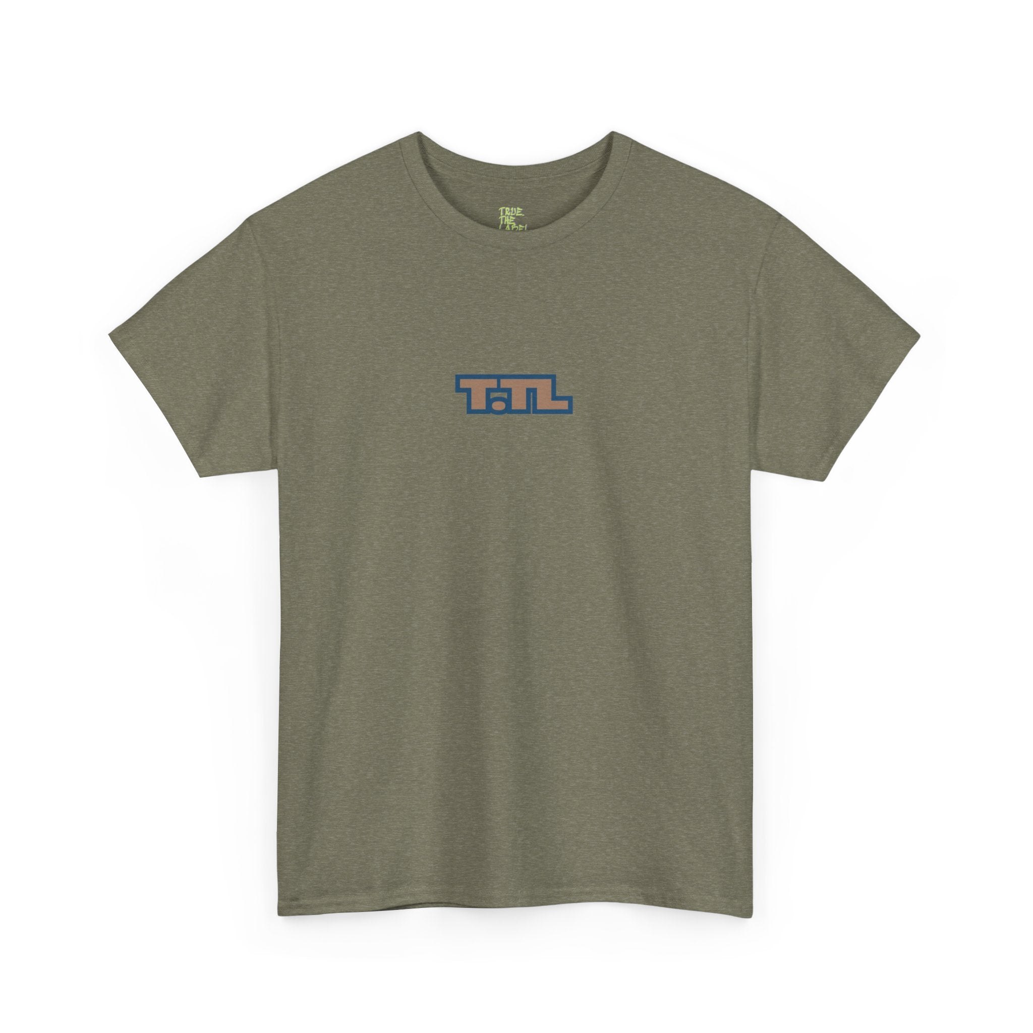 Unisex Heavy Cotton Tee with Retro Graphic