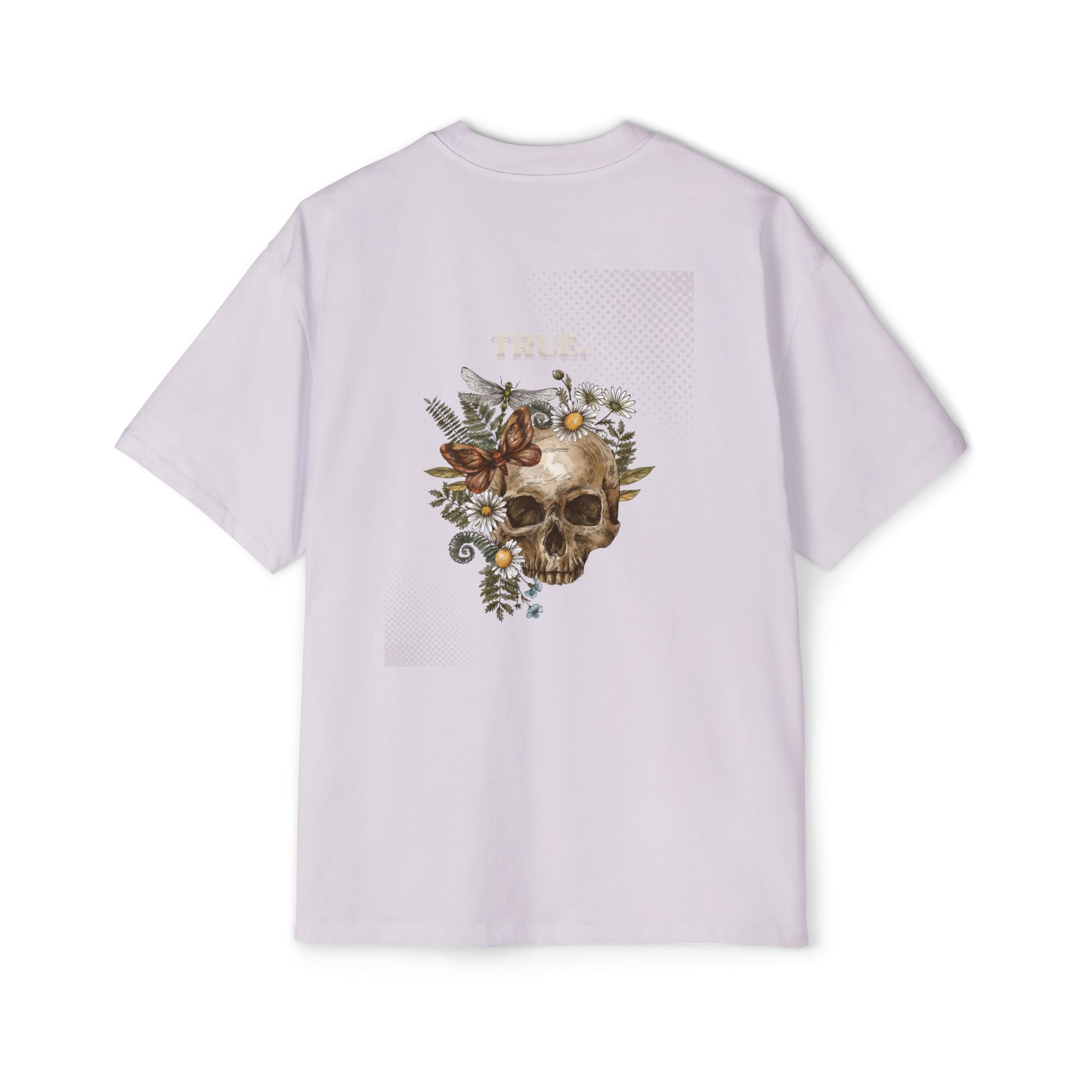 Men's Oversized Graphic Tee - Skull Design Streetwear
