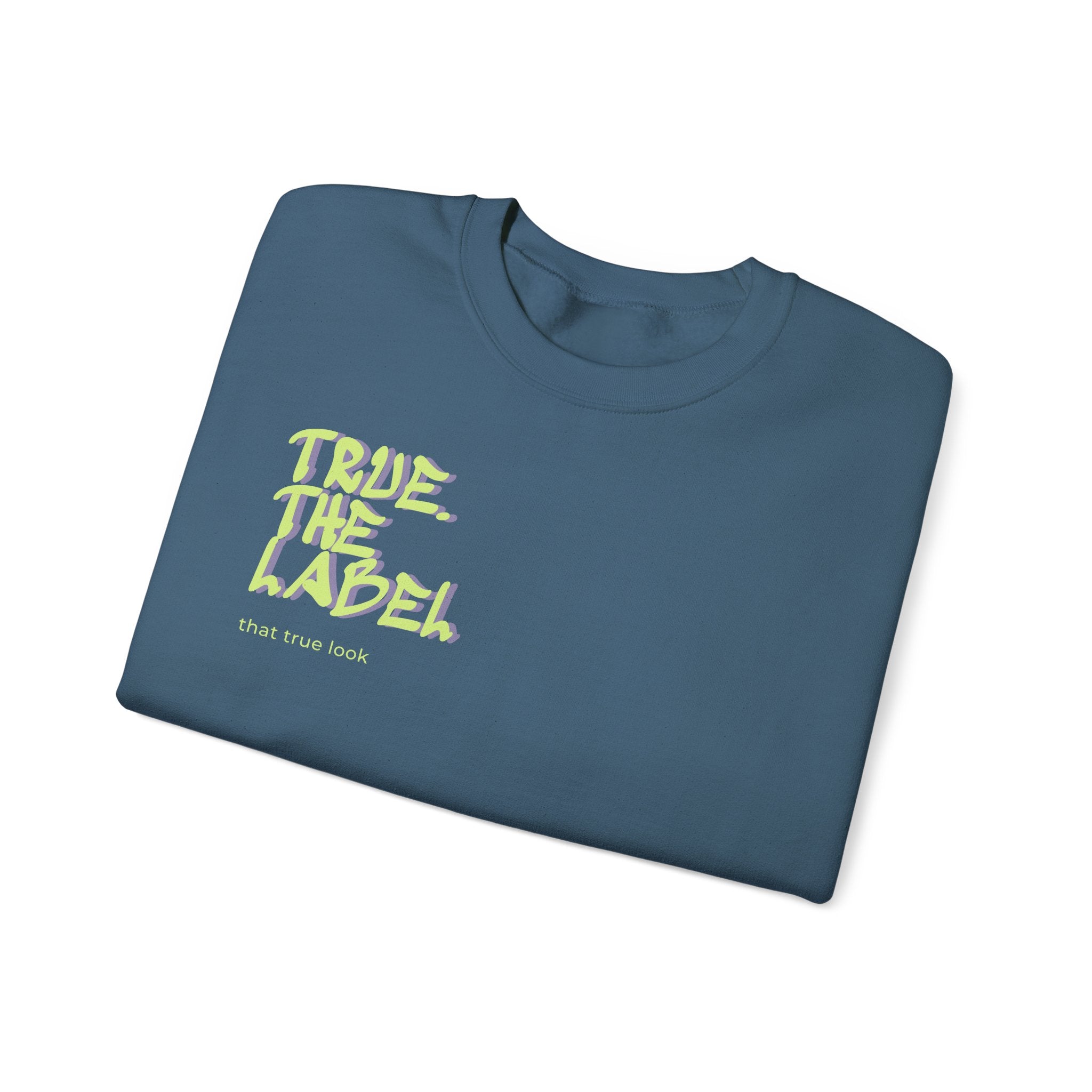 True. the Label Logo Unisex Crewneck - Medium Thickness
